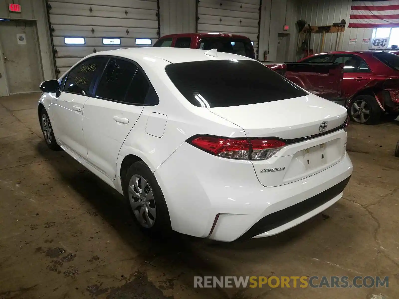 3 Photograph of a damaged car 5YFEPRAE0LP078515 TOYOTA COROLLA 2020