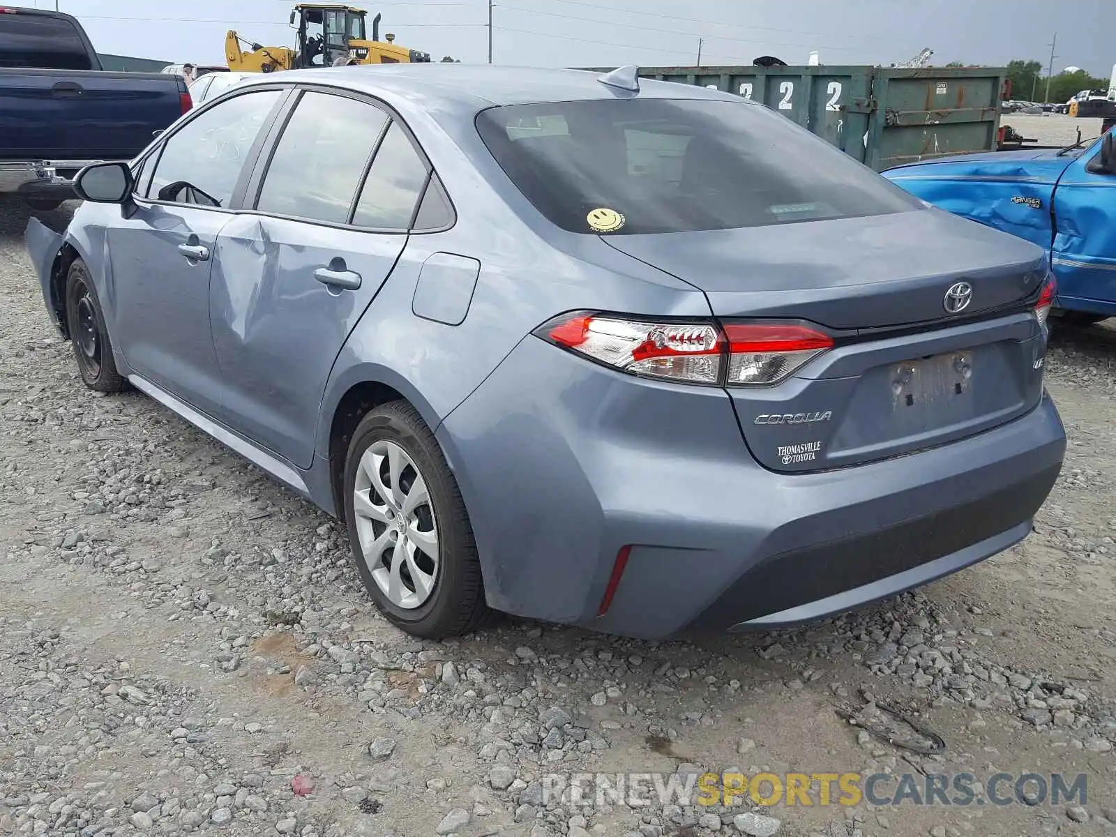 3 Photograph of a damaged car 5YFEPRAE0LP078837 TOYOTA COROLLA 2020