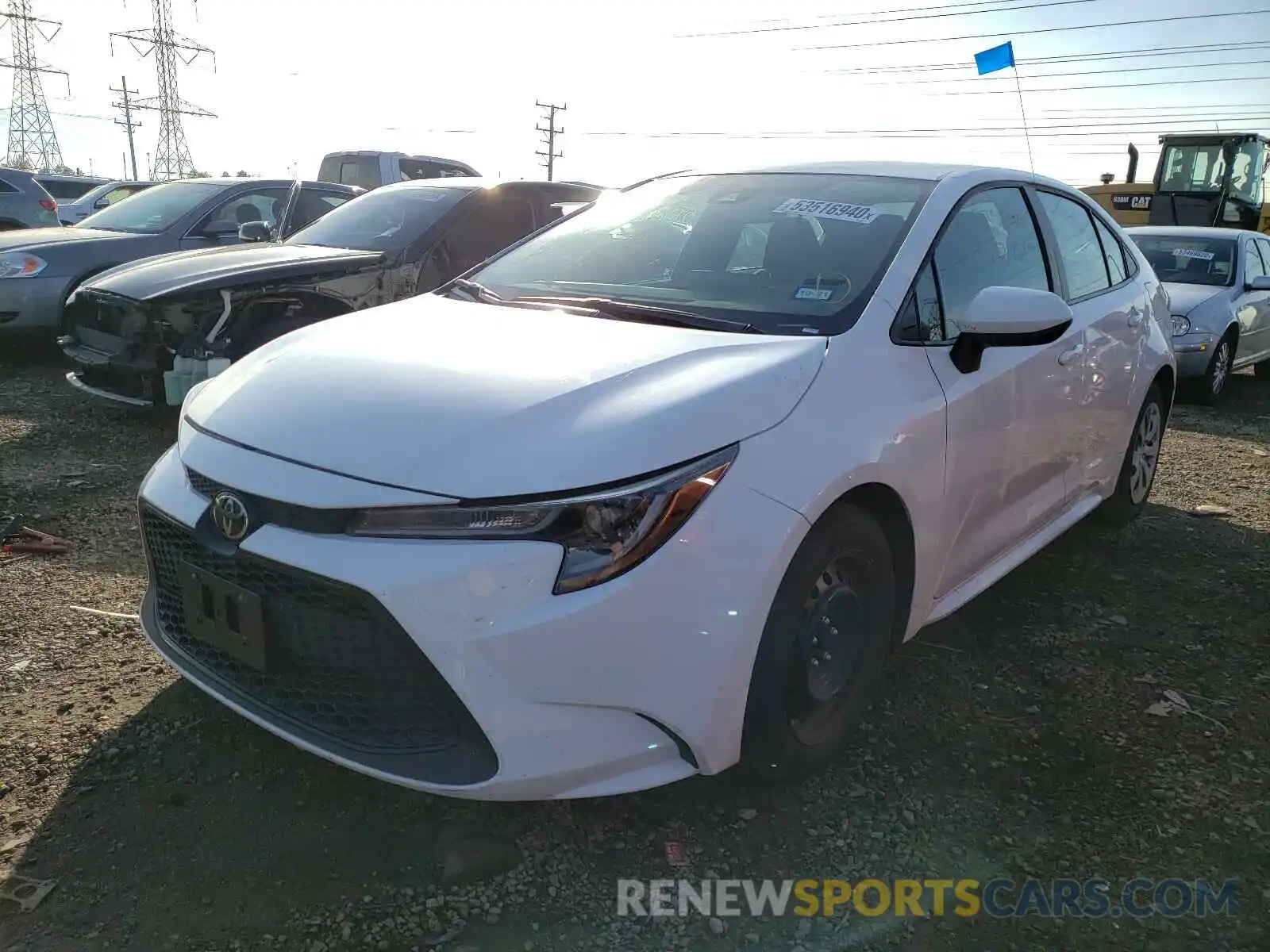 2 Photograph of a damaged car 5YFEPRAE0LP080779 TOYOTA COROLLA 2020