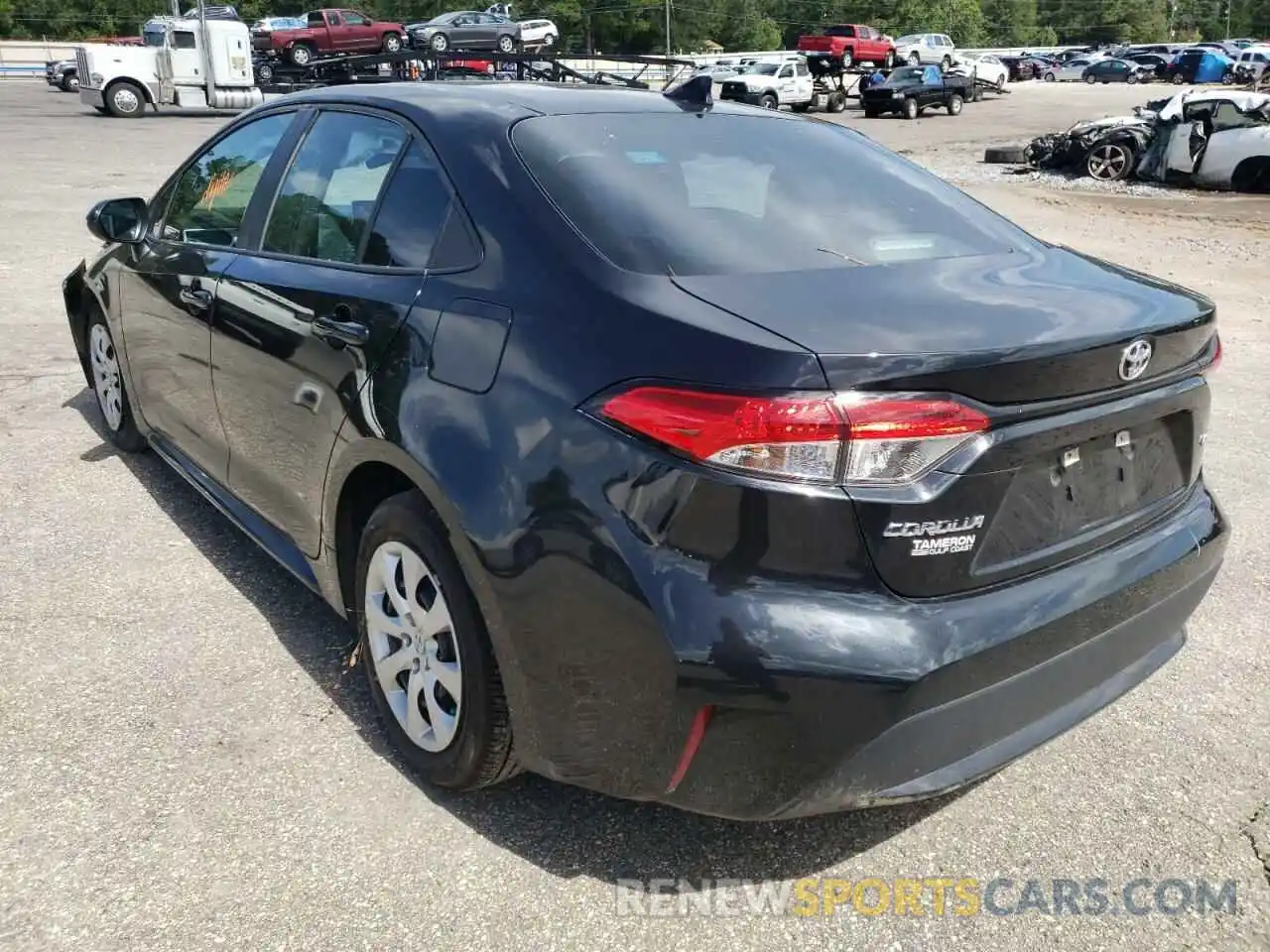 3 Photograph of a damaged car 5YFEPRAE0LP081267 TOYOTA COROLLA 2020