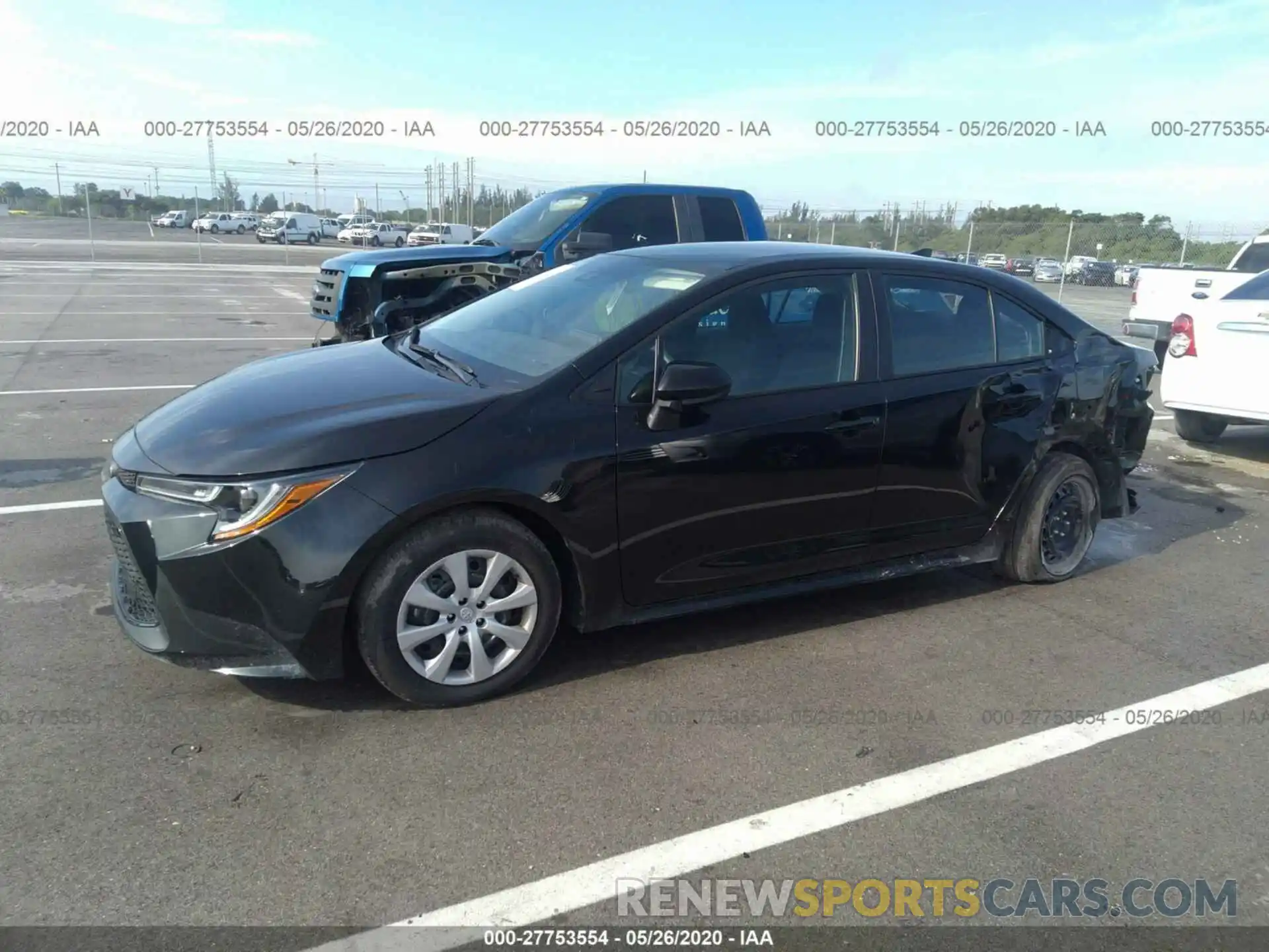 2 Photograph of a damaged car 5YFEPRAE0LP081852 TOYOTA COROLLA 2020