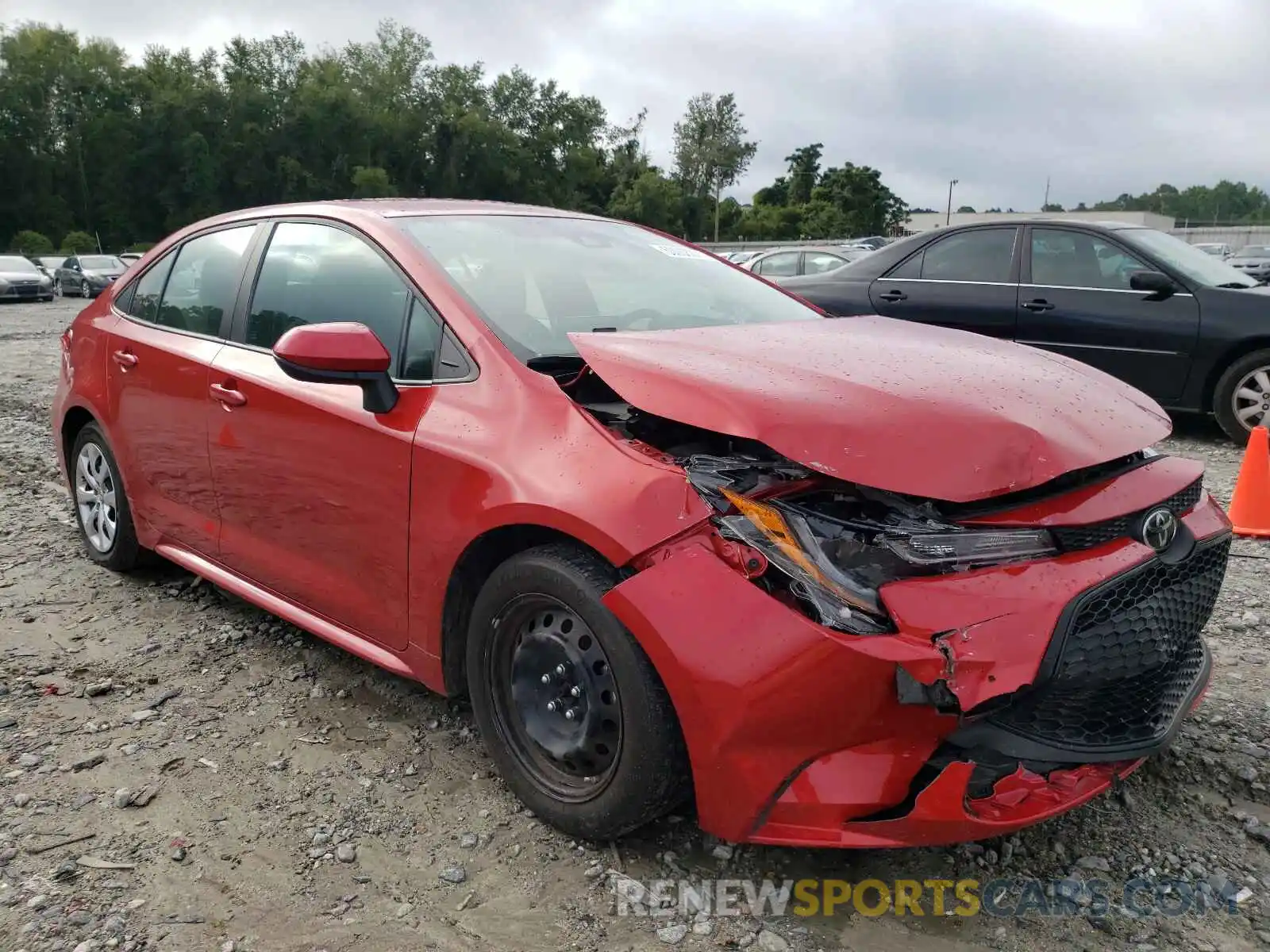 1 Photograph of a damaged car 5YFEPRAE0LP081902 TOYOTA COROLLA 2020