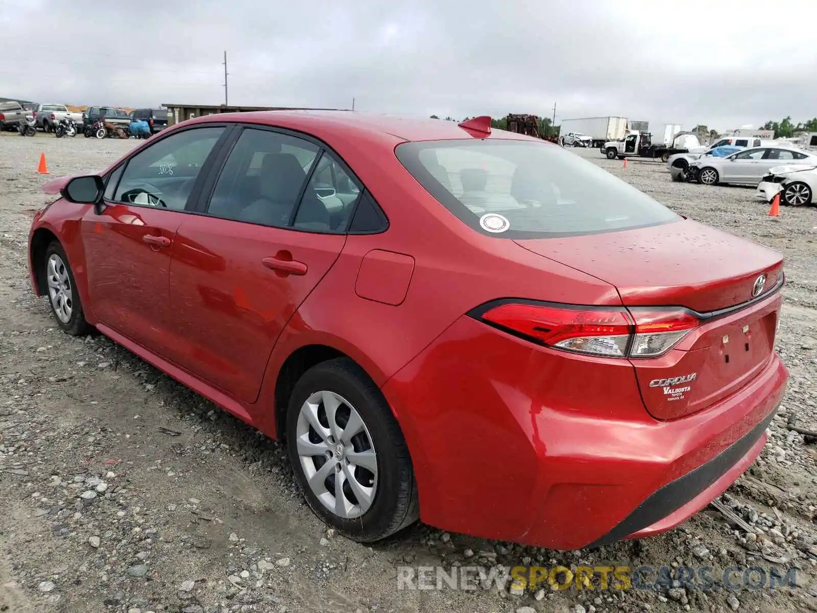 3 Photograph of a damaged car 5YFEPRAE0LP081902 TOYOTA COROLLA 2020