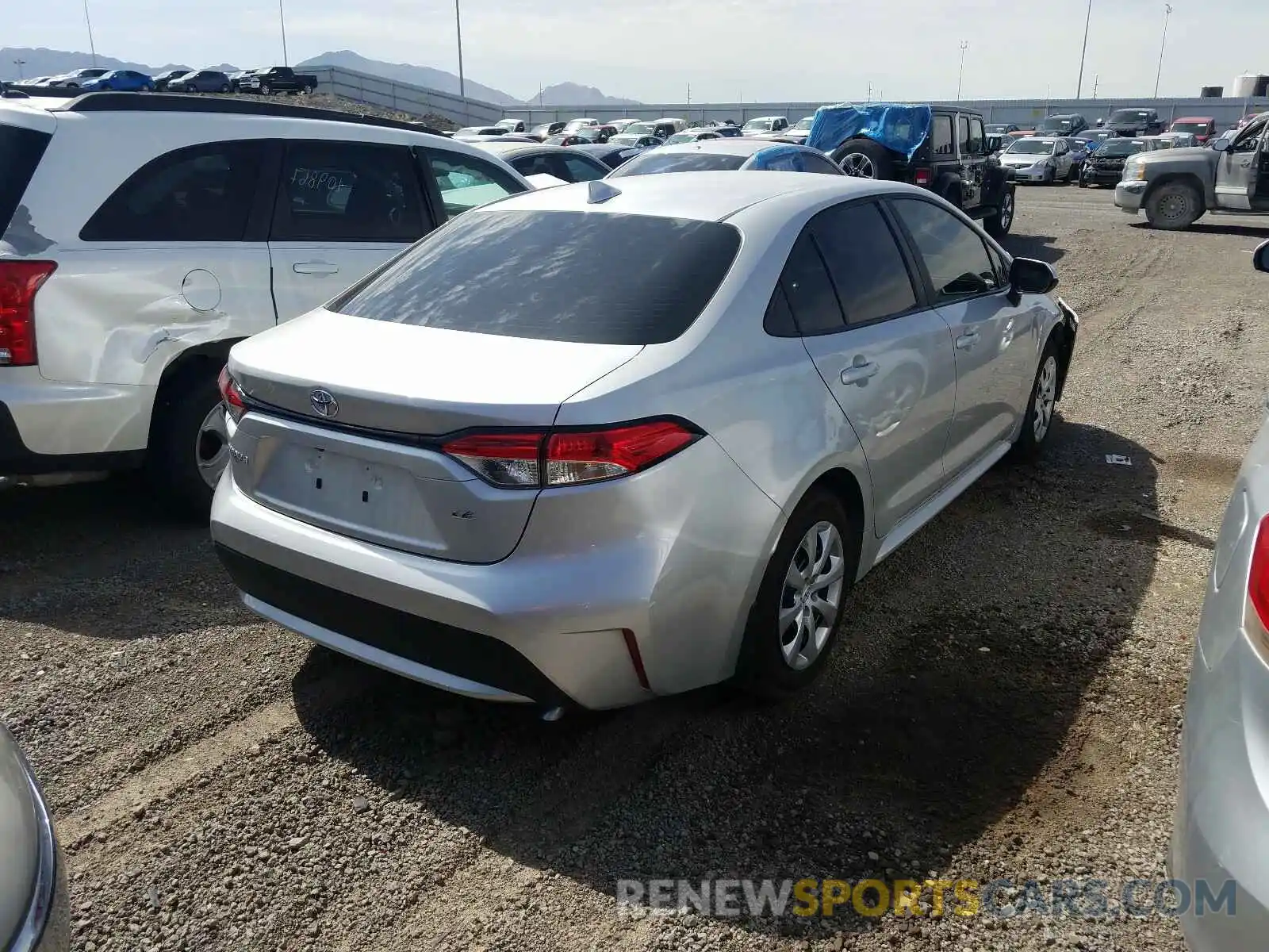 4 Photograph of a damaged car 5YFEPRAE0LP082547 TOYOTA COROLLA 2020