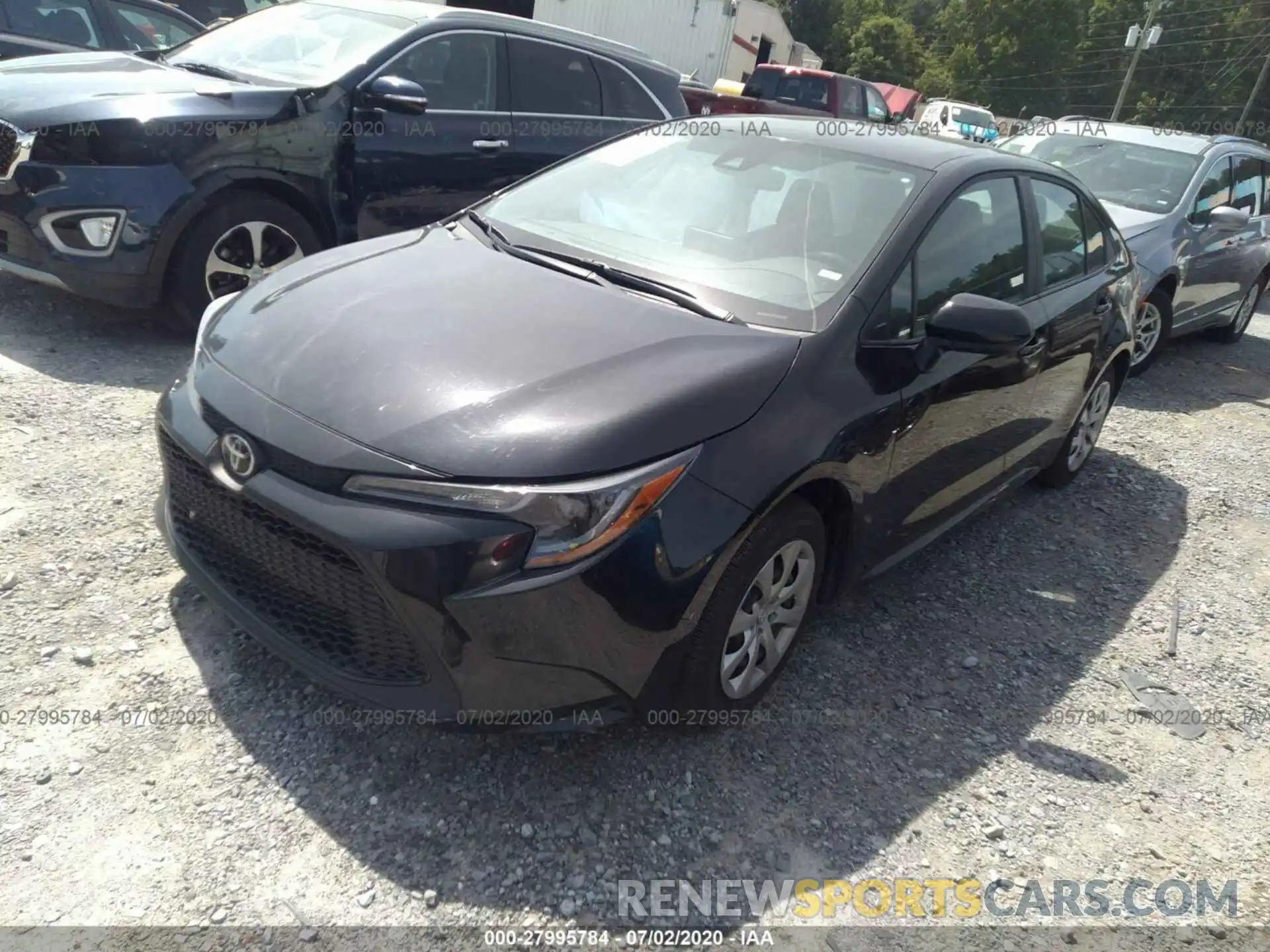 2 Photograph of a damaged car 5YFEPRAE0LP083701 TOYOTA COROLLA 2020