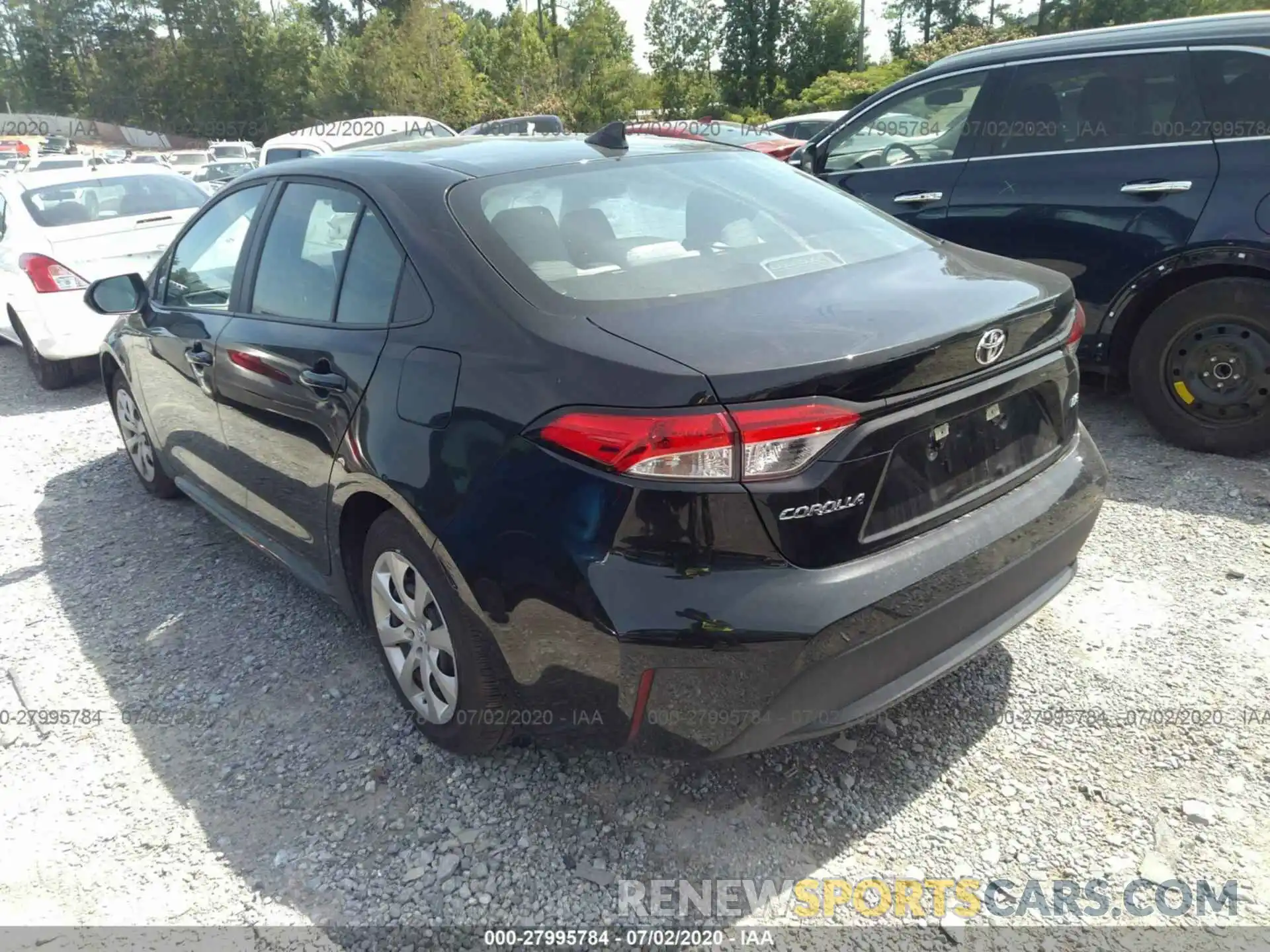 3 Photograph of a damaged car 5YFEPRAE0LP083701 TOYOTA COROLLA 2020