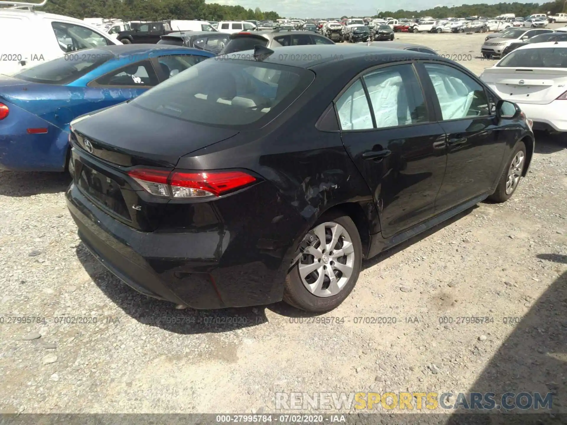 4 Photograph of a damaged car 5YFEPRAE0LP083701 TOYOTA COROLLA 2020