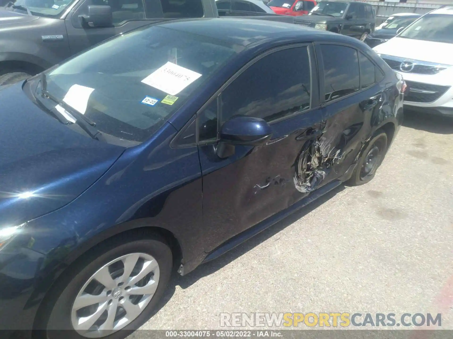 2 Photograph of a damaged car 5YFEPRAE0LP084198 TOYOTA COROLLA 2020