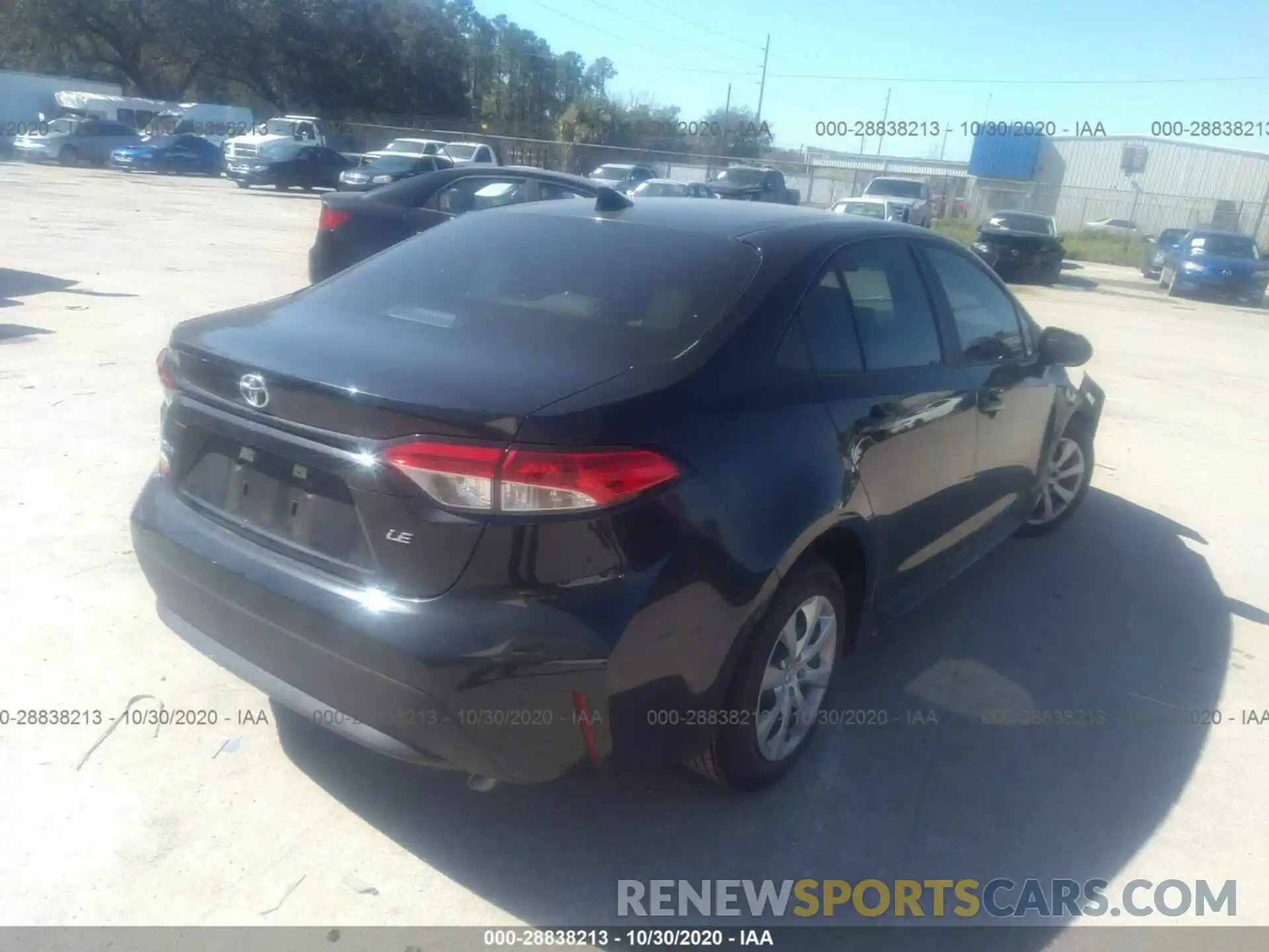 4 Photograph of a damaged car 5YFEPRAE0LP084508 TOYOTA COROLLA 2020