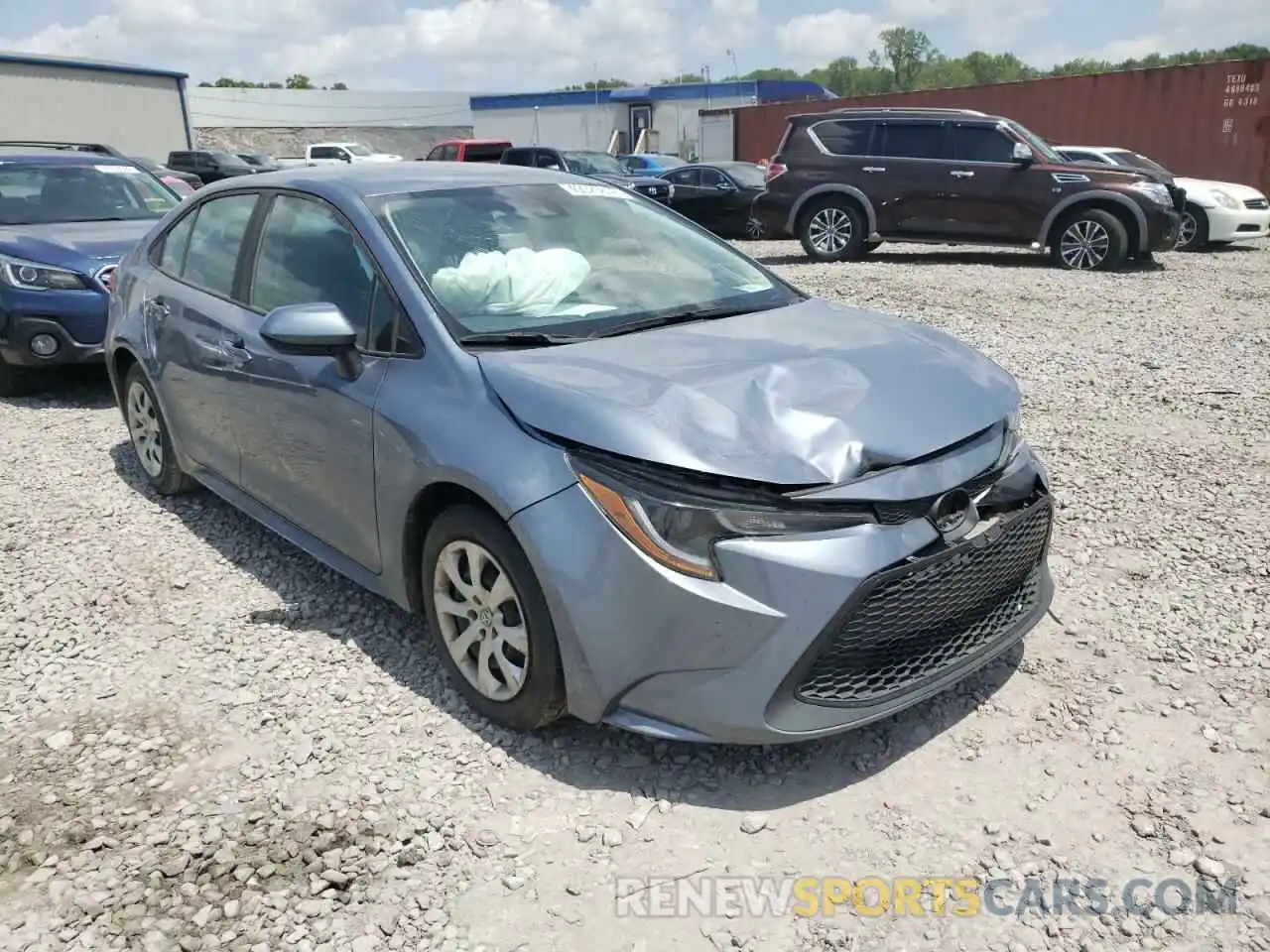 1 Photograph of a damaged car 5YFEPRAE0LP084542 TOYOTA COROLLA 2020