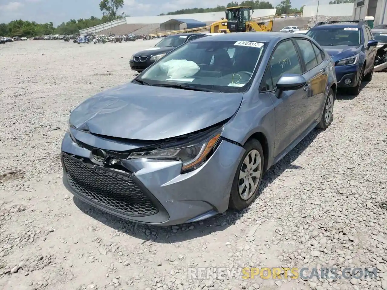 2 Photograph of a damaged car 5YFEPRAE0LP084542 TOYOTA COROLLA 2020