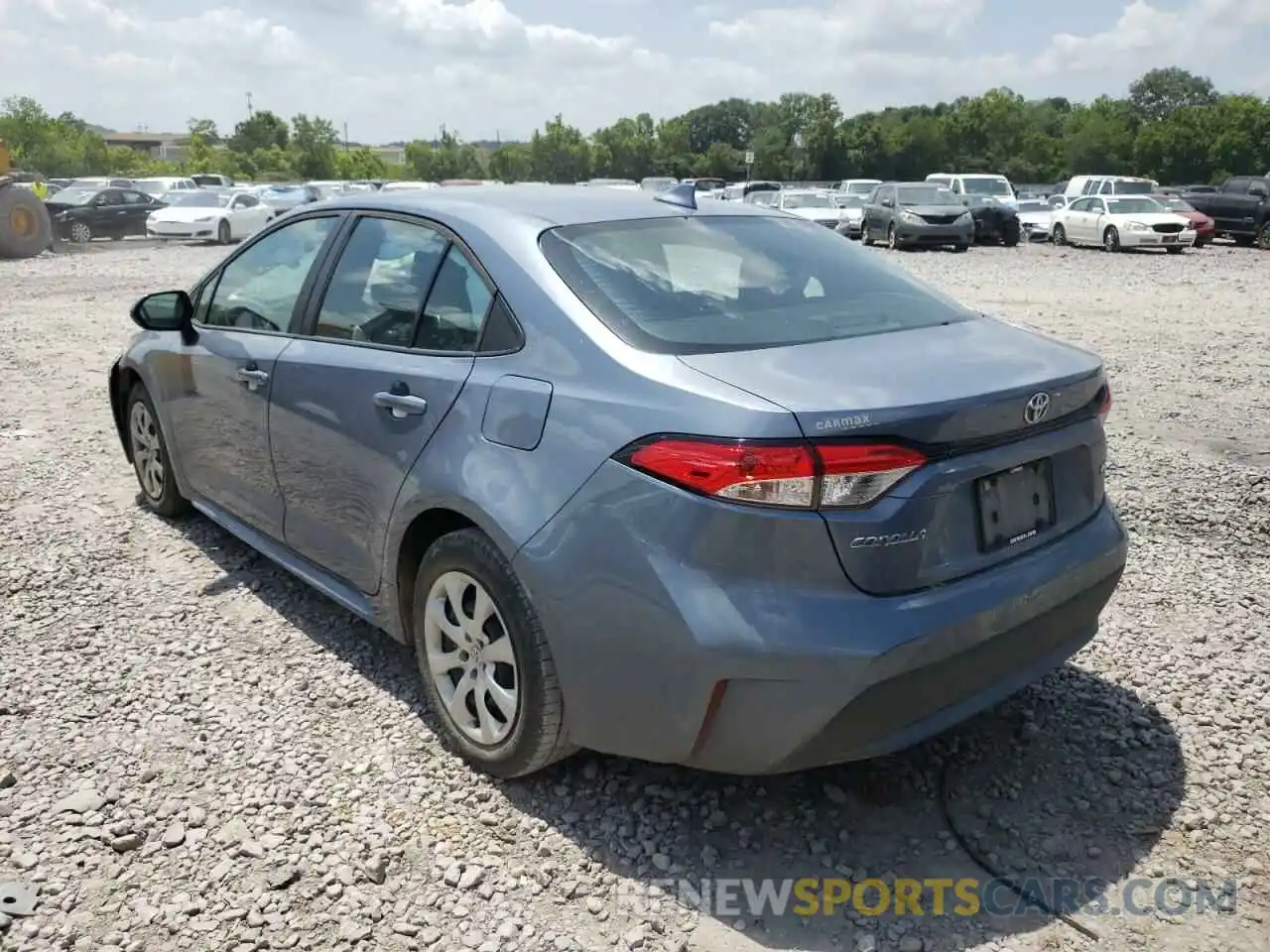 3 Photograph of a damaged car 5YFEPRAE0LP084542 TOYOTA COROLLA 2020