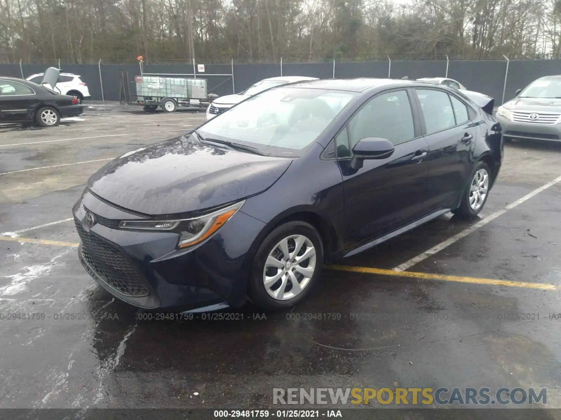 2 Photograph of a damaged car 5YFEPRAE0LP085089 TOYOTA COROLLA 2020