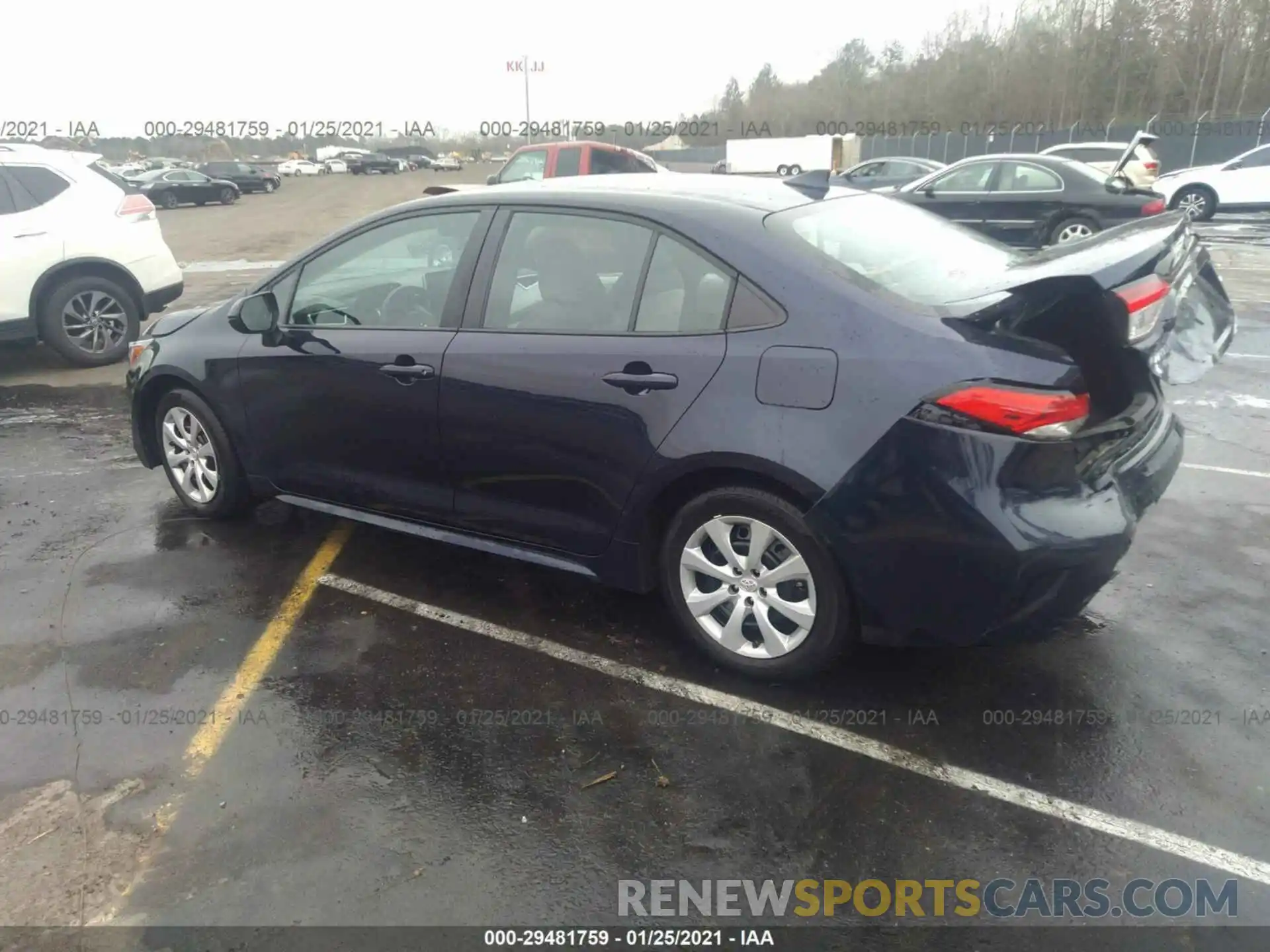 3 Photograph of a damaged car 5YFEPRAE0LP085089 TOYOTA COROLLA 2020