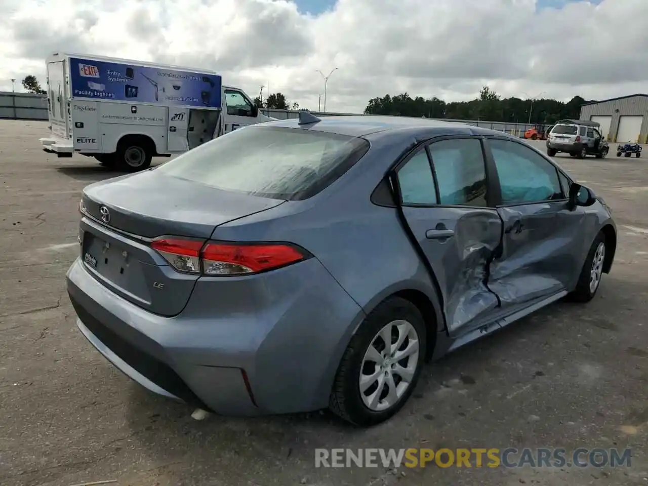 4 Photograph of a damaged car 5YFEPRAE0LP085481 TOYOTA COROLLA 2020