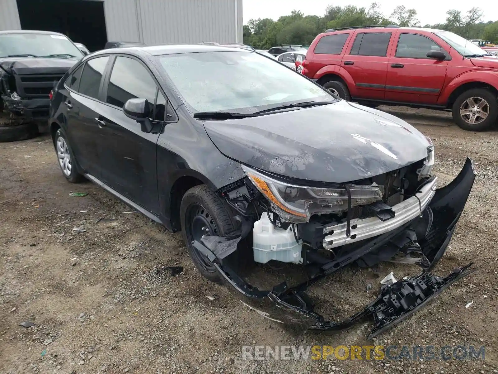 1 Photograph of a damaged car 5YFEPRAE0LP085755 TOYOTA COROLLA 2020