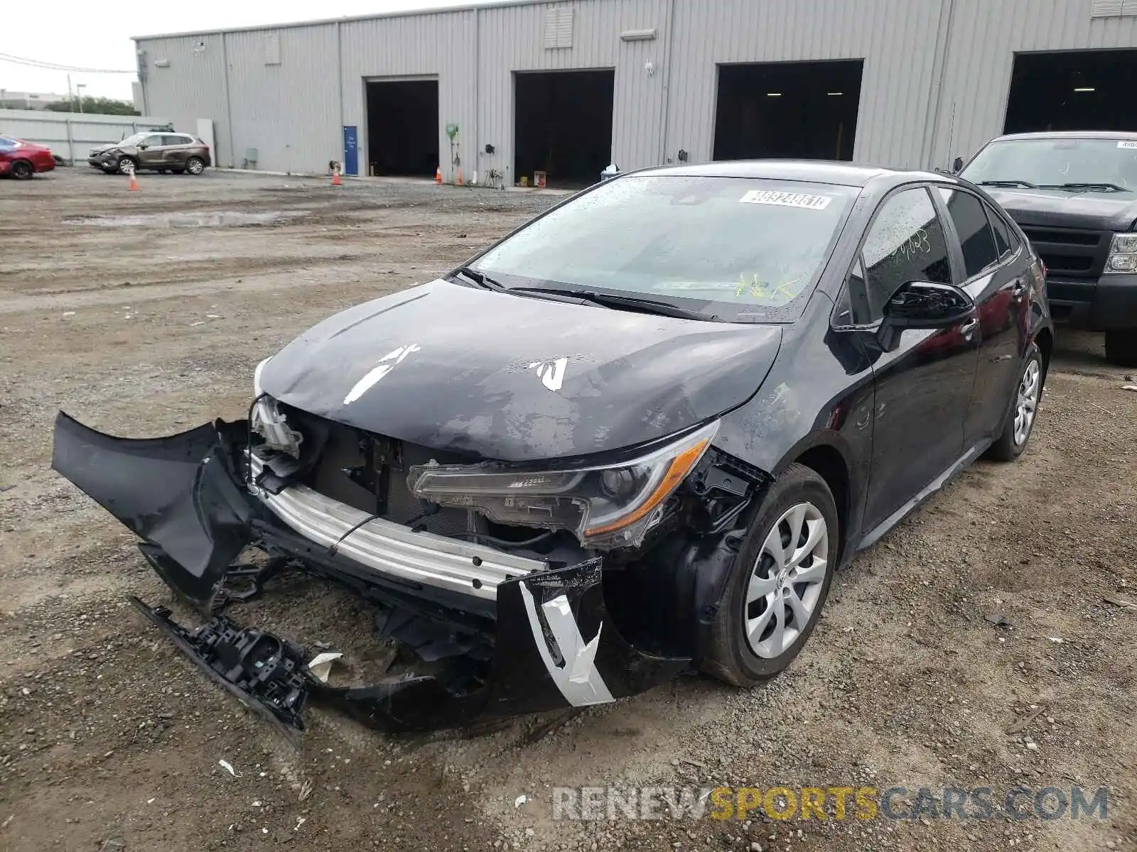 2 Photograph of a damaged car 5YFEPRAE0LP085755 TOYOTA COROLLA 2020