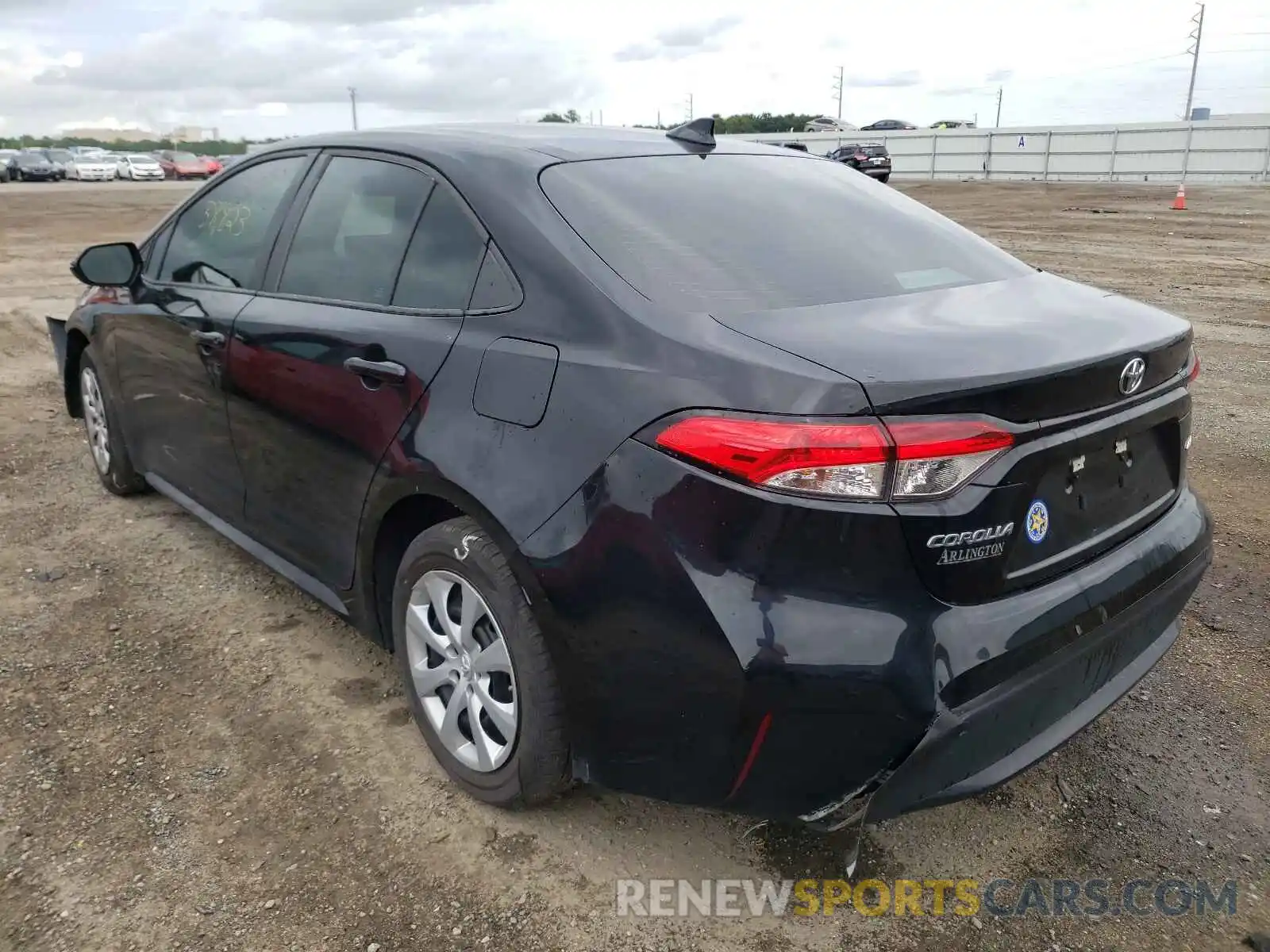 3 Photograph of a damaged car 5YFEPRAE0LP085755 TOYOTA COROLLA 2020