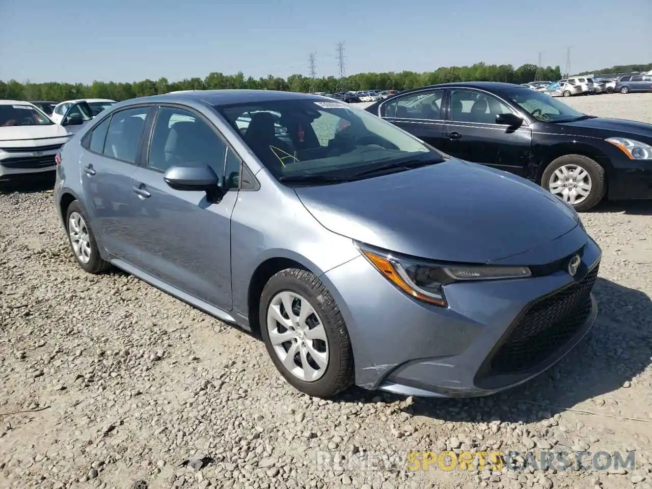 1 Photograph of a damaged car 5YFEPRAE0LP085898 TOYOTA COROLLA 2020