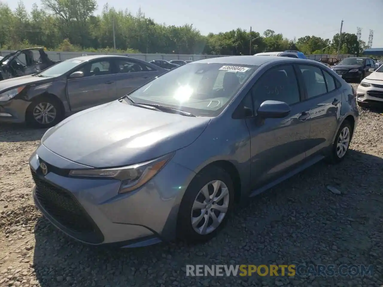 2 Photograph of a damaged car 5YFEPRAE0LP085898 TOYOTA COROLLA 2020