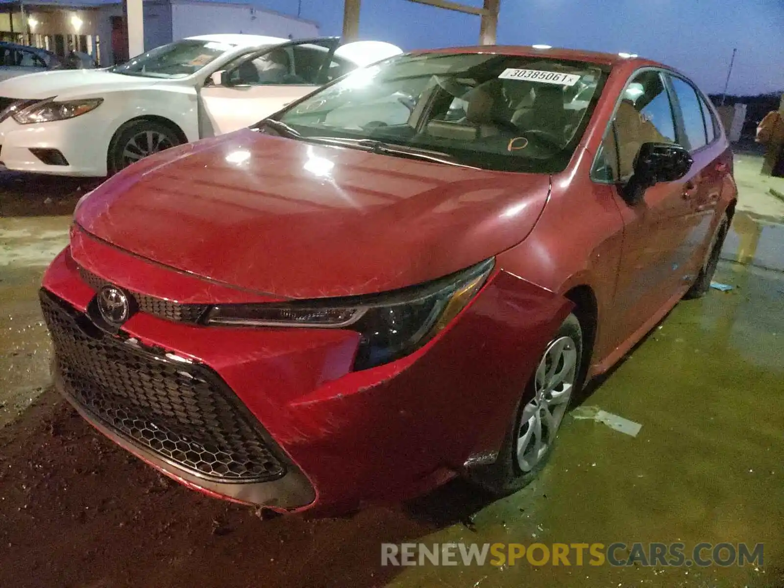 2 Photograph of a damaged car 5YFEPRAE0LP086341 TOYOTA COROLLA 2020