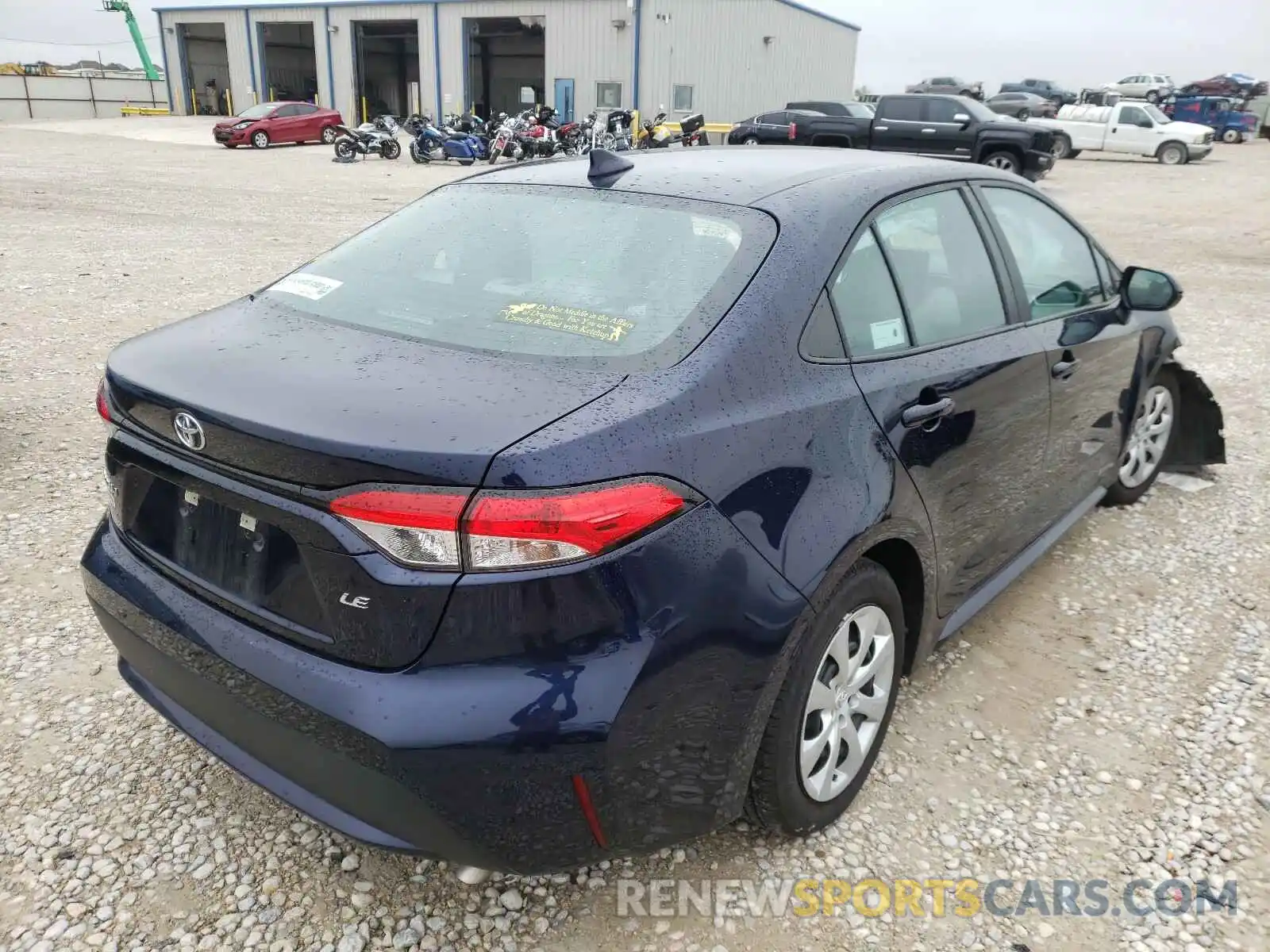 4 Photograph of a damaged car 5YFEPRAE0LP086422 TOYOTA COROLLA 2020