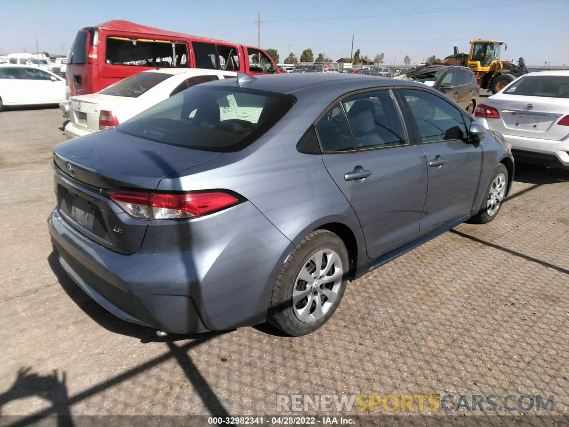 4 Photograph of a damaged car 5YFEPRAE0LP086727 TOYOTA COROLLA 2020