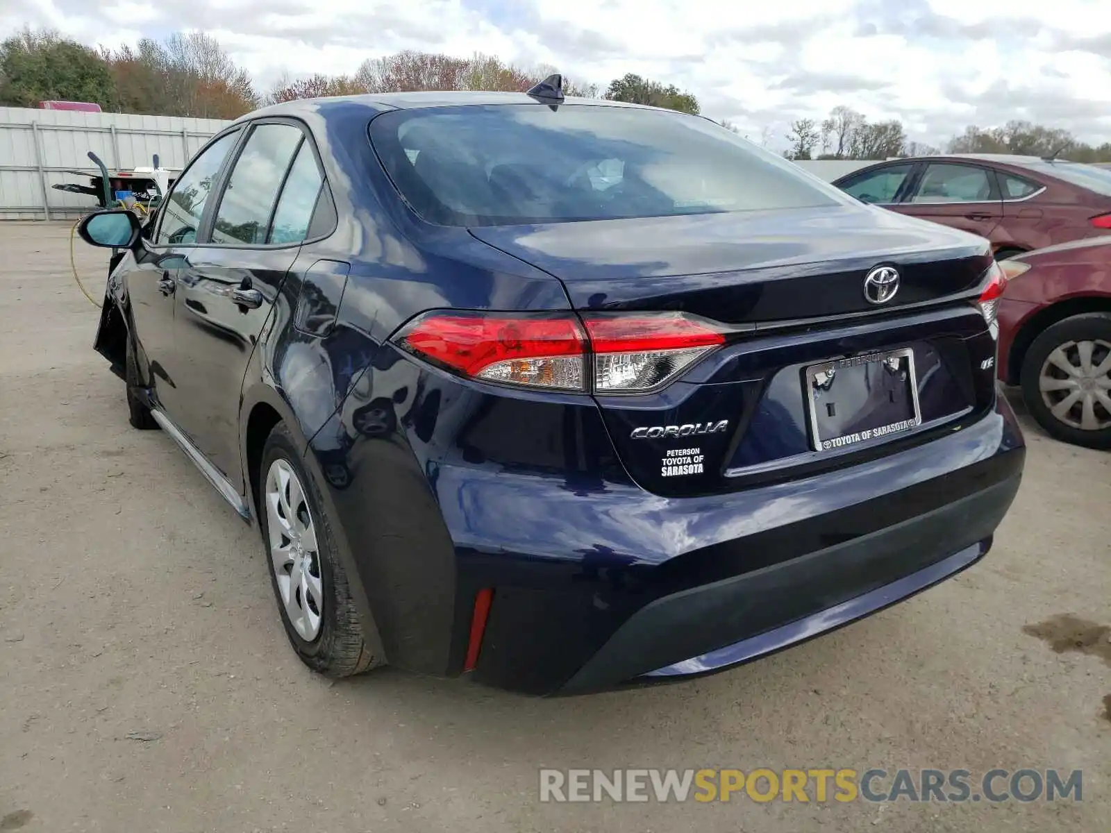 3 Photograph of a damaged car 5YFEPRAE0LP087795 TOYOTA COROLLA 2020