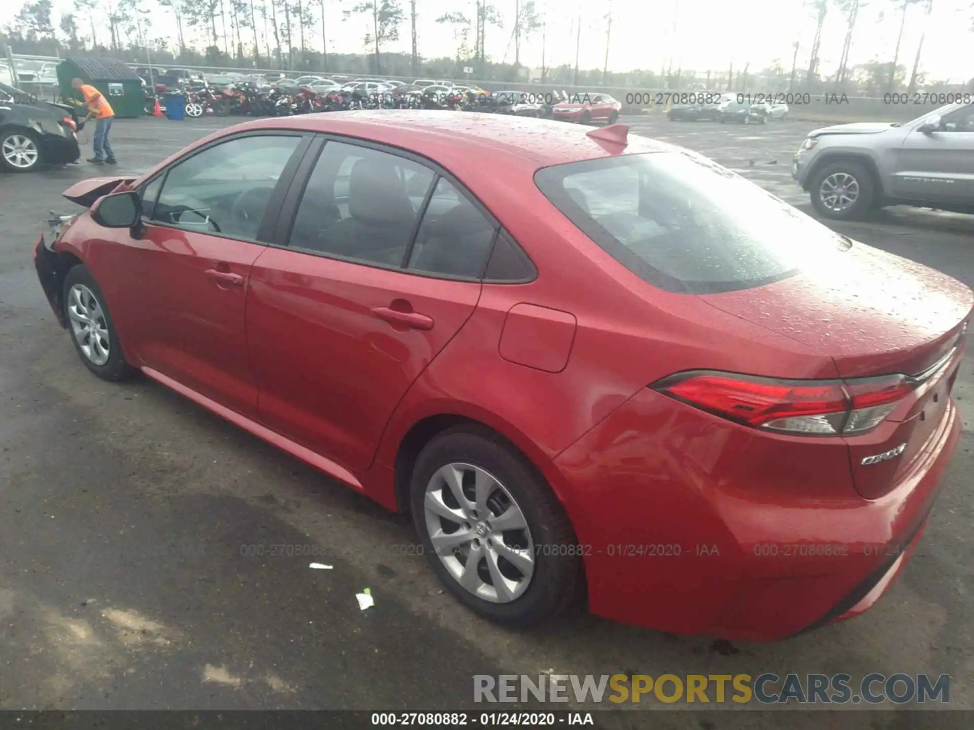 3 Photograph of a damaged car 5YFEPRAE0LP088039 TOYOTA COROLLA 2020