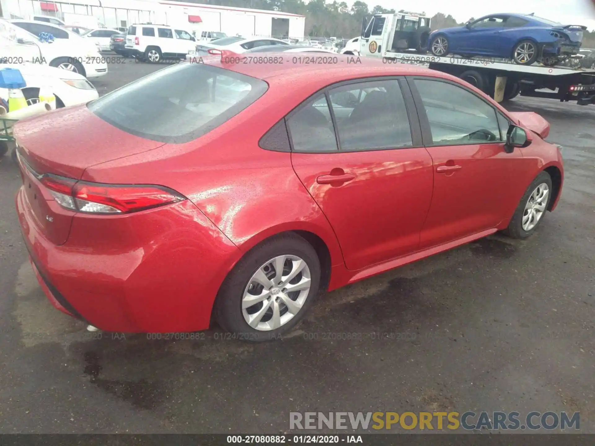 4 Photograph of a damaged car 5YFEPRAE0LP088039 TOYOTA COROLLA 2020