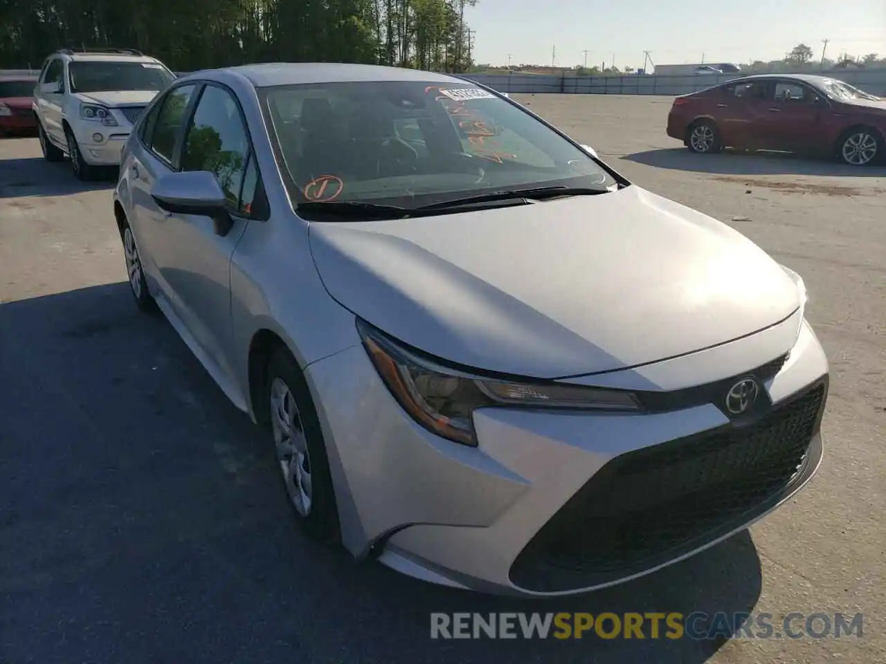 1 Photograph of a damaged car 5YFEPRAE0LP088350 TOYOTA COROLLA 2020