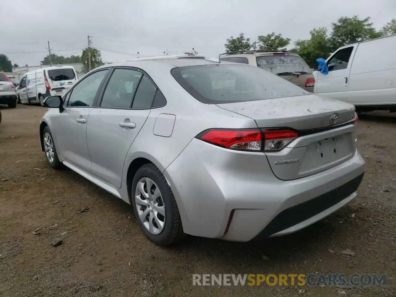 3 Photograph of a damaged car 5YFEPRAE0LP088381 TOYOTA COROLLA 2020