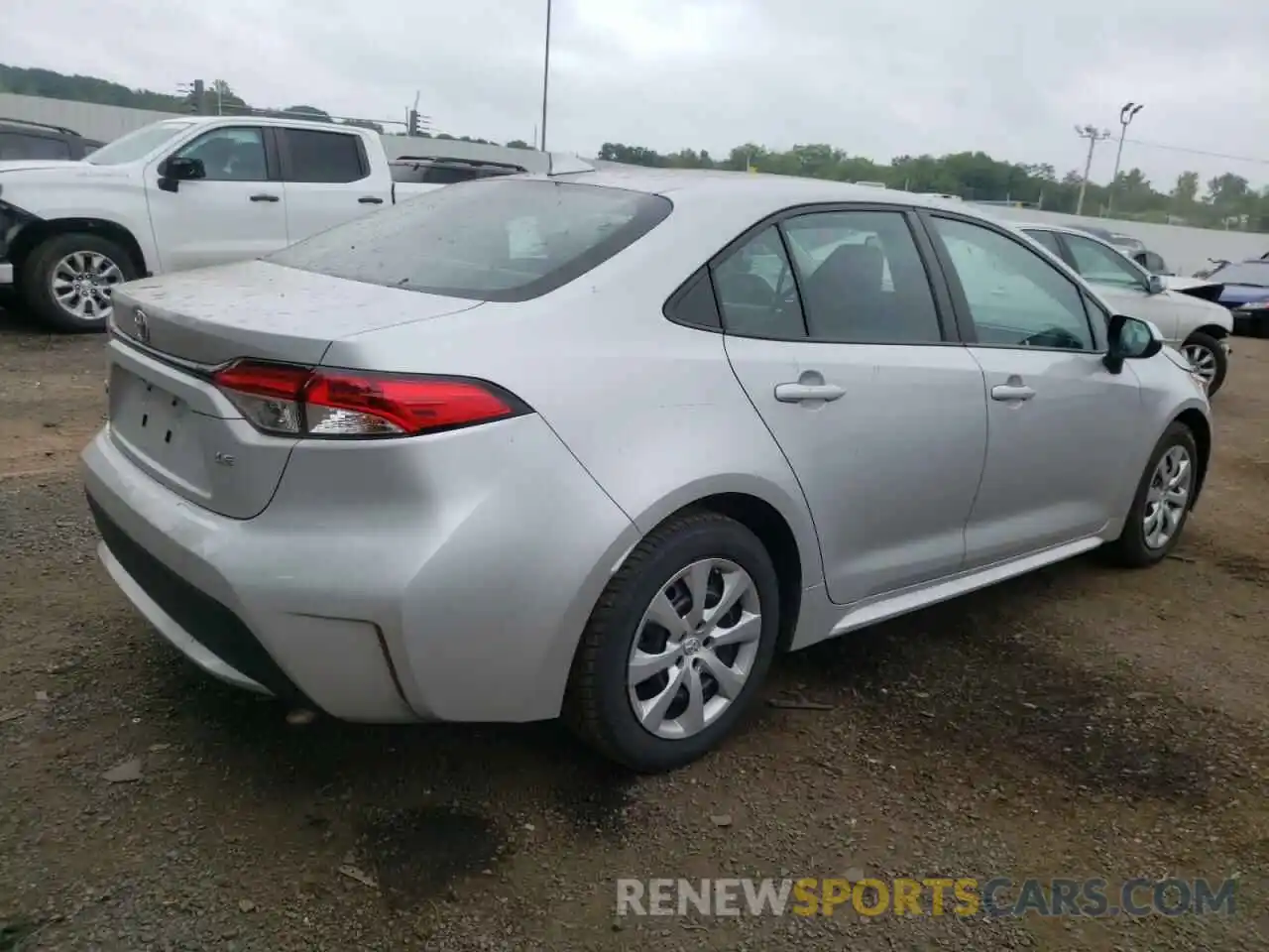 4 Photograph of a damaged car 5YFEPRAE0LP088381 TOYOTA COROLLA 2020