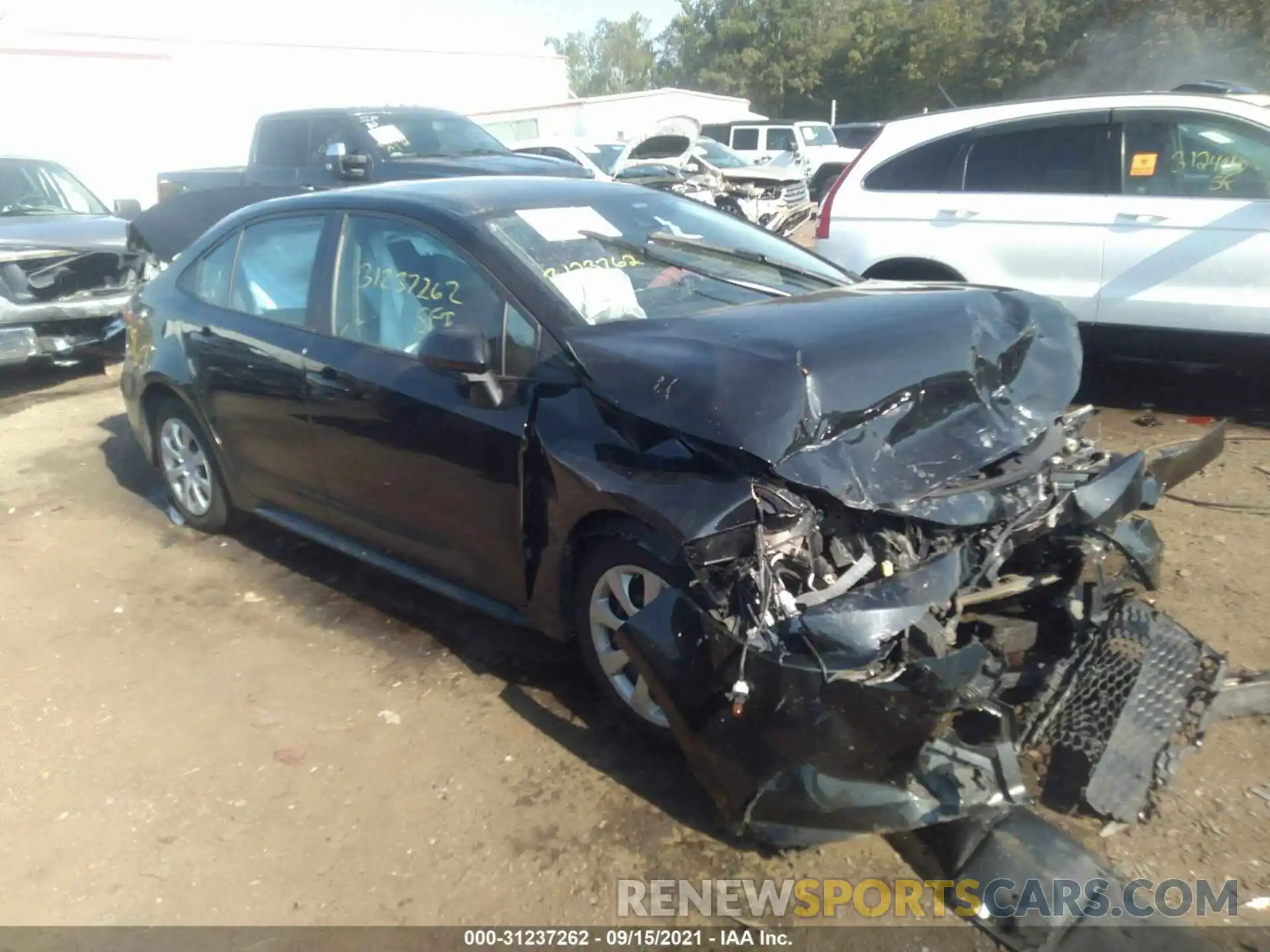 1 Photograph of a damaged car 5YFEPRAE0LP088431 TOYOTA COROLLA 2020