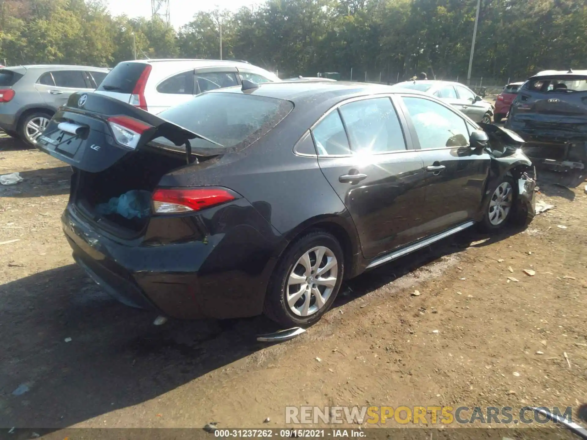 4 Photograph of a damaged car 5YFEPRAE0LP088431 TOYOTA COROLLA 2020