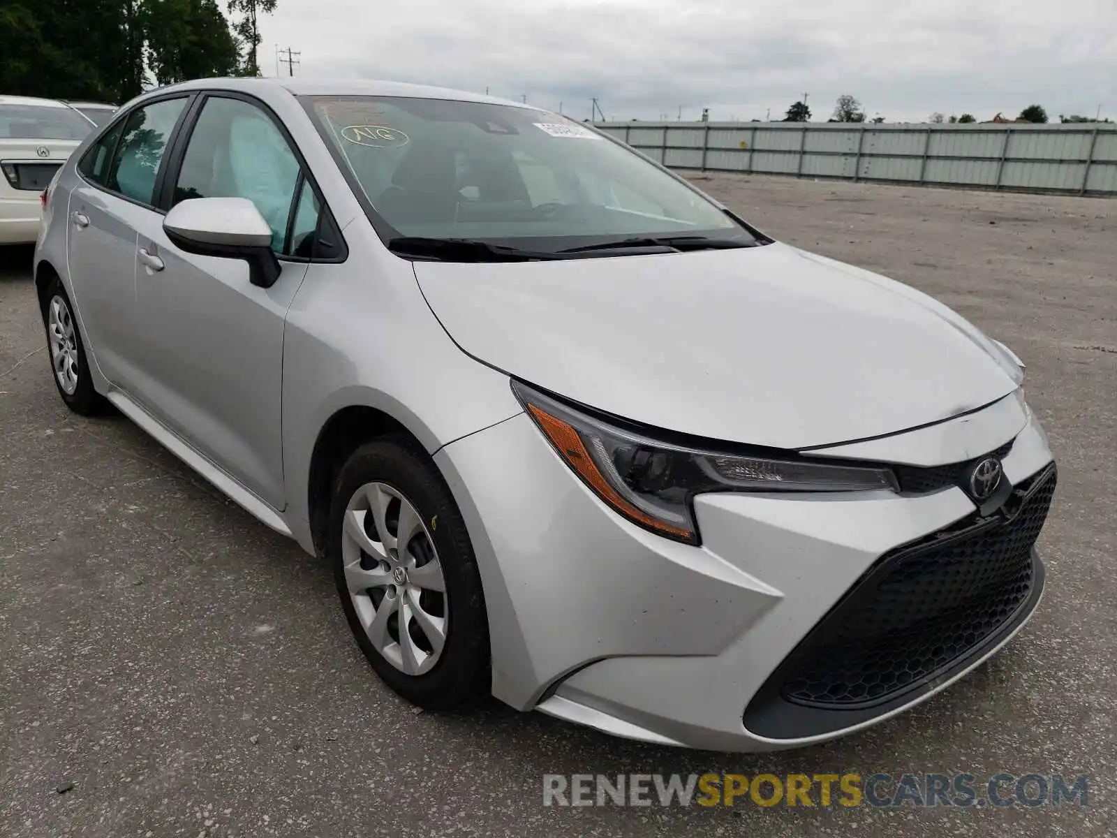 1 Photograph of a damaged car 5YFEPRAE0LP088560 TOYOTA COROLLA 2020