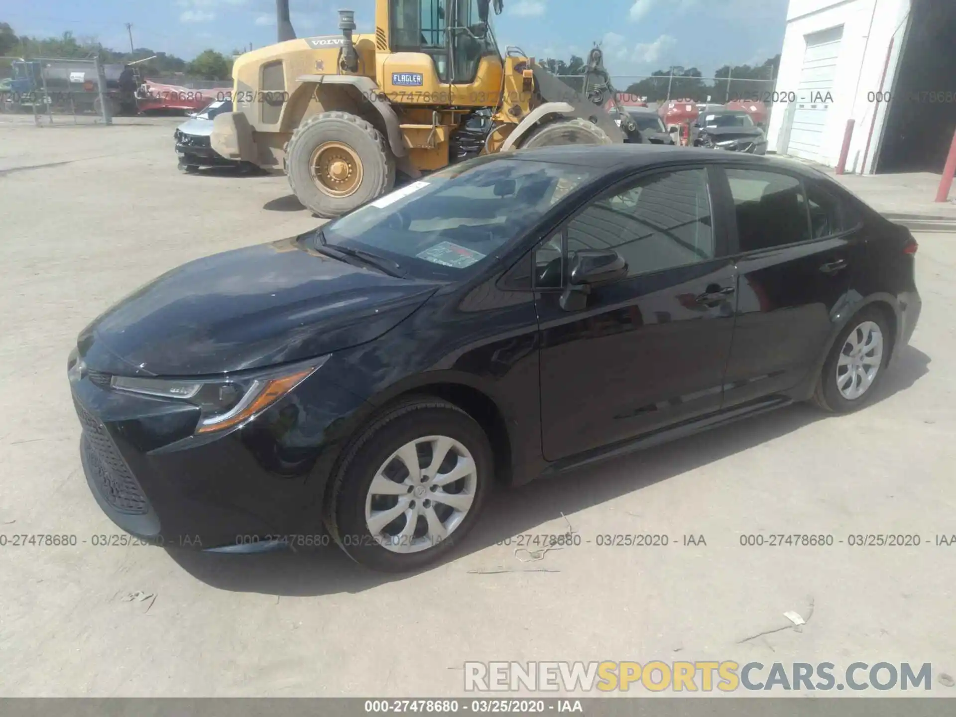 2 Photograph of a damaged car 5YFEPRAE0LP088638 TOYOTA COROLLA 2020