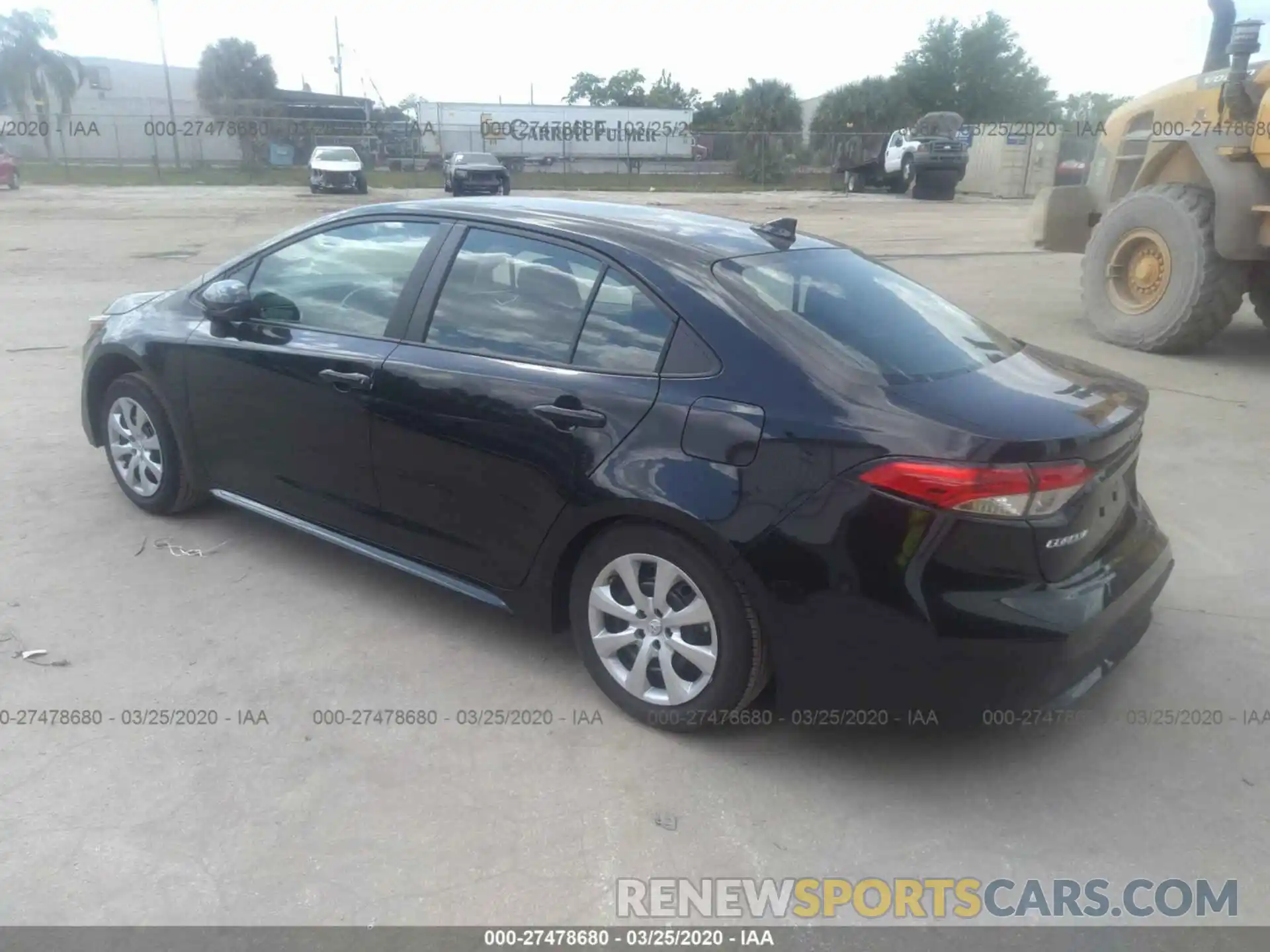 3 Photograph of a damaged car 5YFEPRAE0LP088638 TOYOTA COROLLA 2020