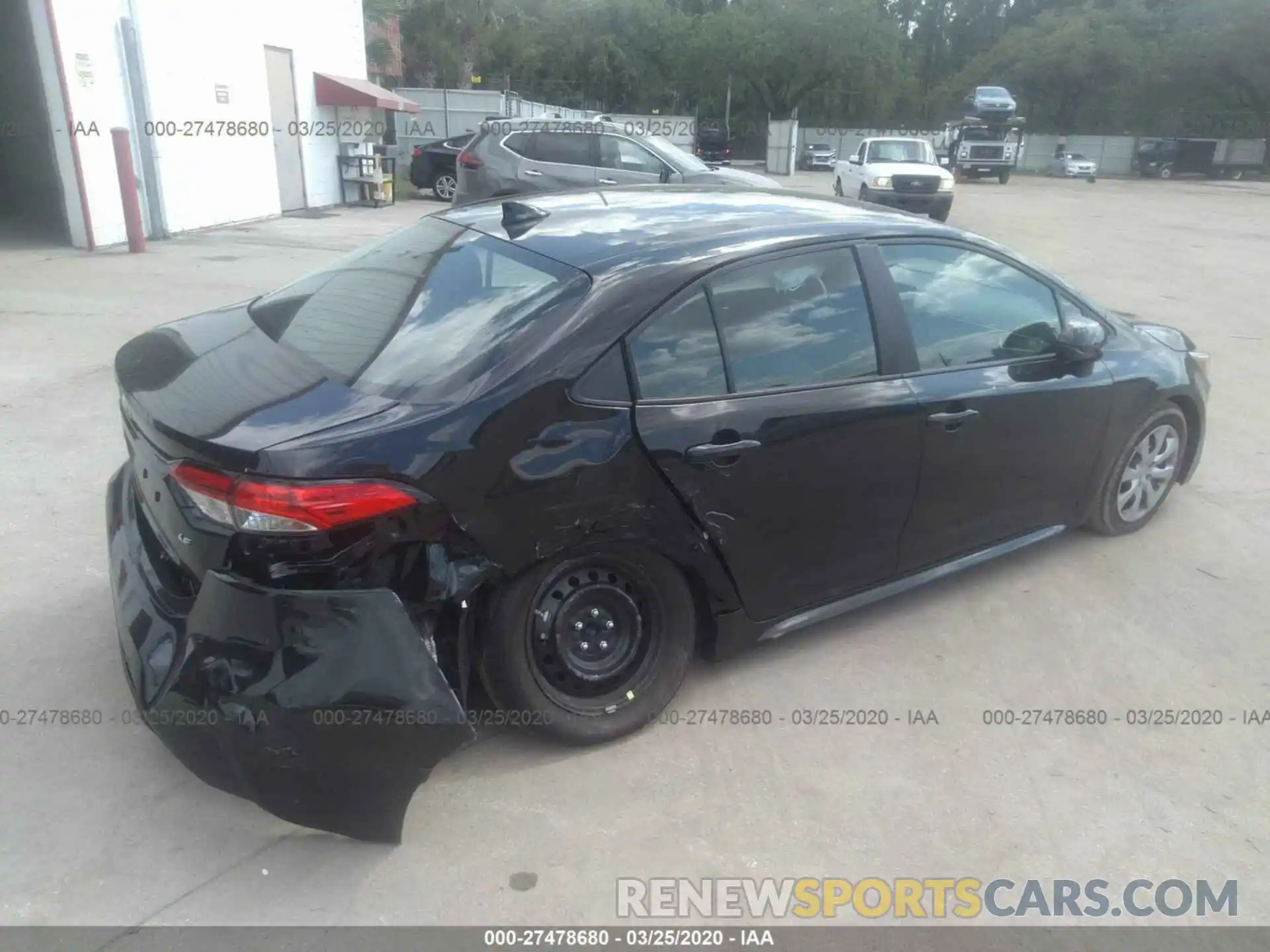 4 Photograph of a damaged car 5YFEPRAE0LP088638 TOYOTA COROLLA 2020