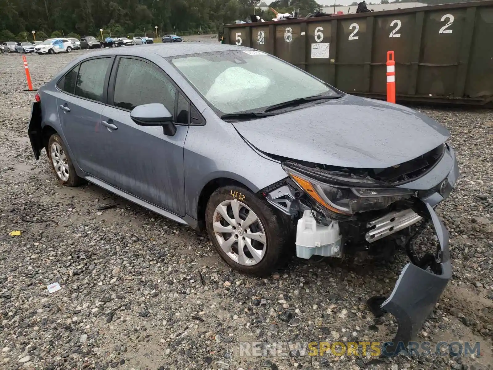 1 Photograph of a damaged car 5YFEPRAE0LP089109 TOYOTA COROLLA 2020