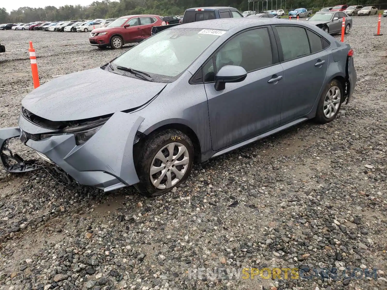 2 Photograph of a damaged car 5YFEPRAE0LP089109 TOYOTA COROLLA 2020