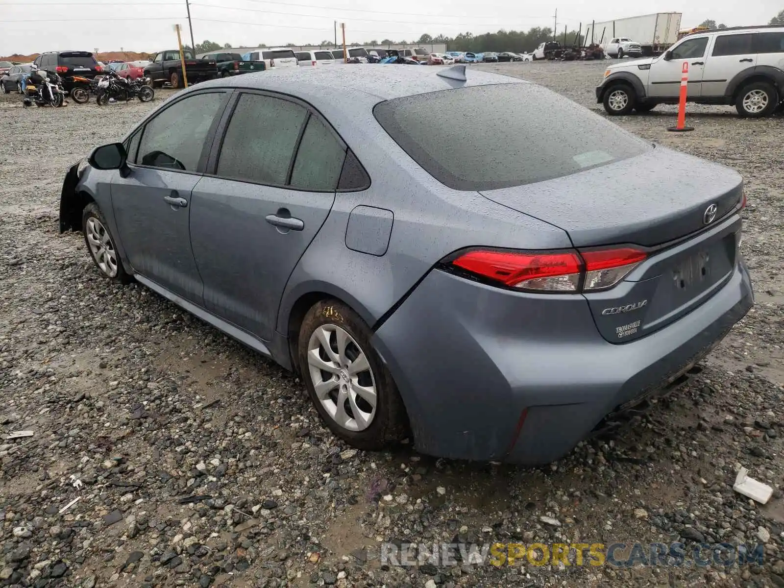 3 Photograph of a damaged car 5YFEPRAE0LP089109 TOYOTA COROLLA 2020