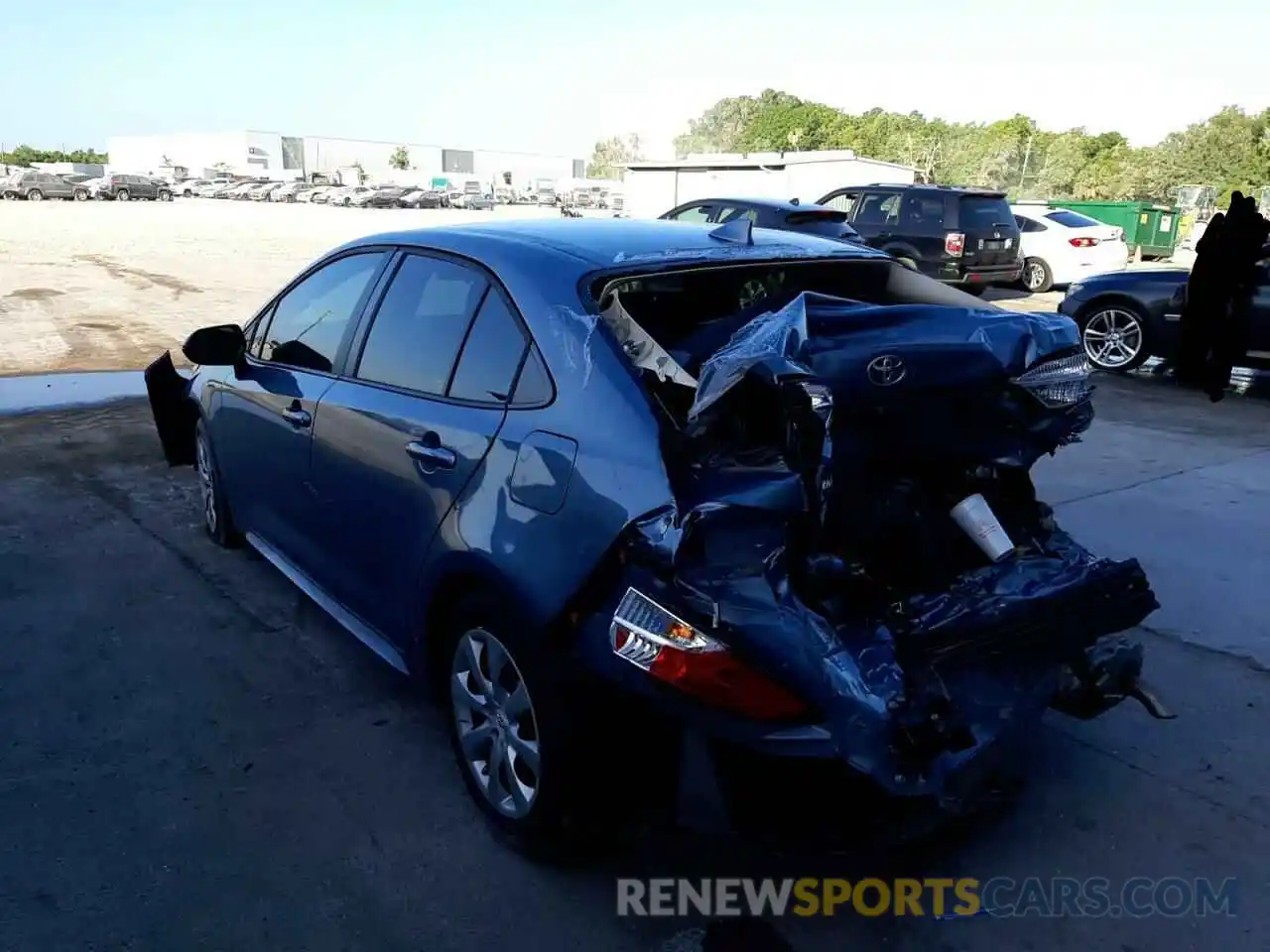 3 Photograph of a damaged car 5YFEPRAE0LP089627 TOYOTA COROLLA 2020