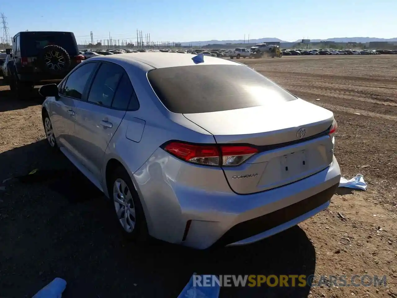 3 Photograph of a damaged car 5YFEPRAE0LP089854 TOYOTA COROLLA 2020