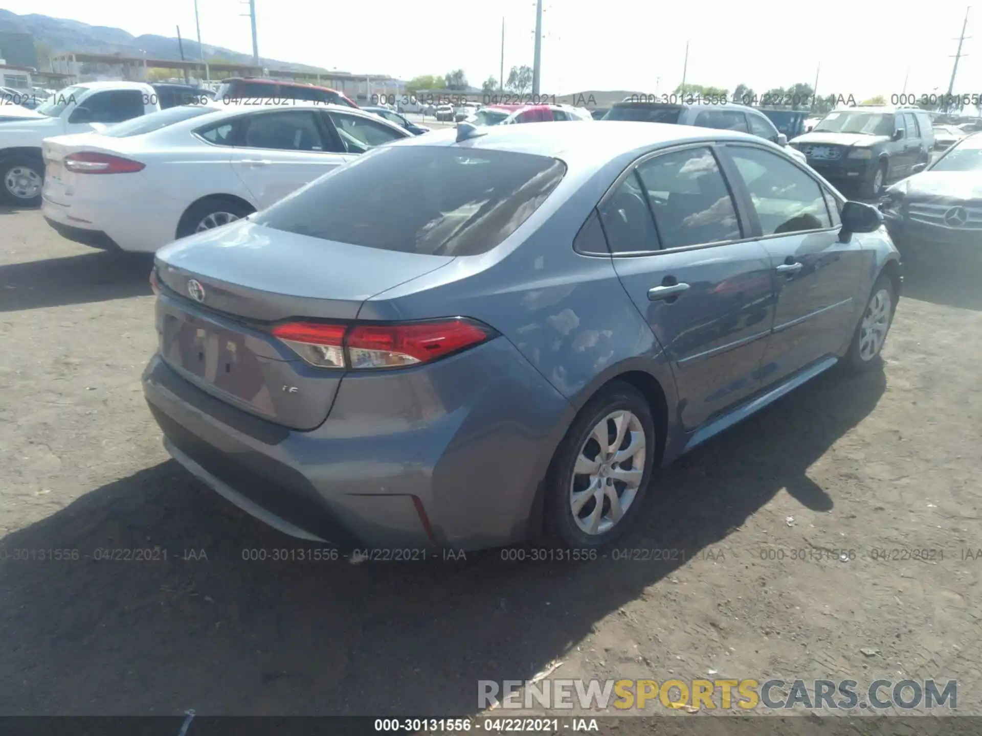 4 Photograph of a damaged car 5YFEPRAE0LP090471 TOYOTA COROLLA 2020