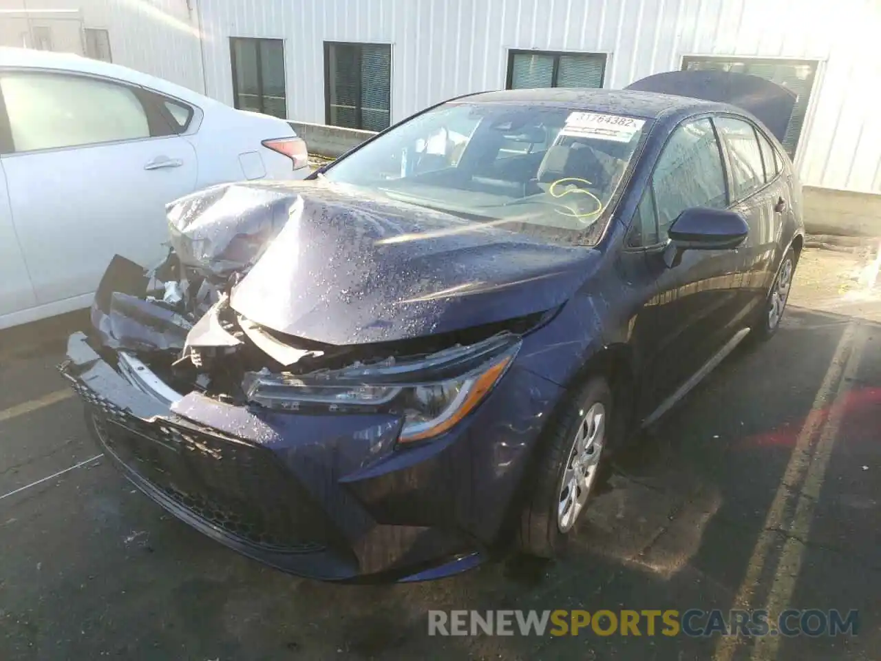 2 Photograph of a damaged car 5YFEPRAE0LP092365 TOYOTA COROLLA 2020