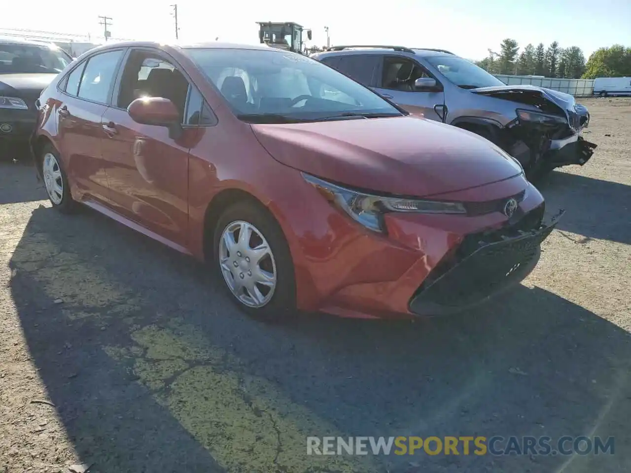 1 Photograph of a damaged car 5YFEPRAE0LP092379 TOYOTA COROLLA 2020