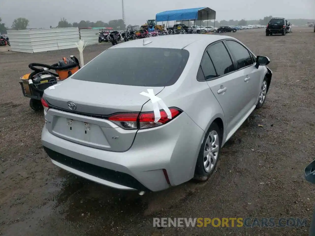 4 Photograph of a damaged car 5YFEPRAE0LP094634 TOYOTA COROLLA 2020