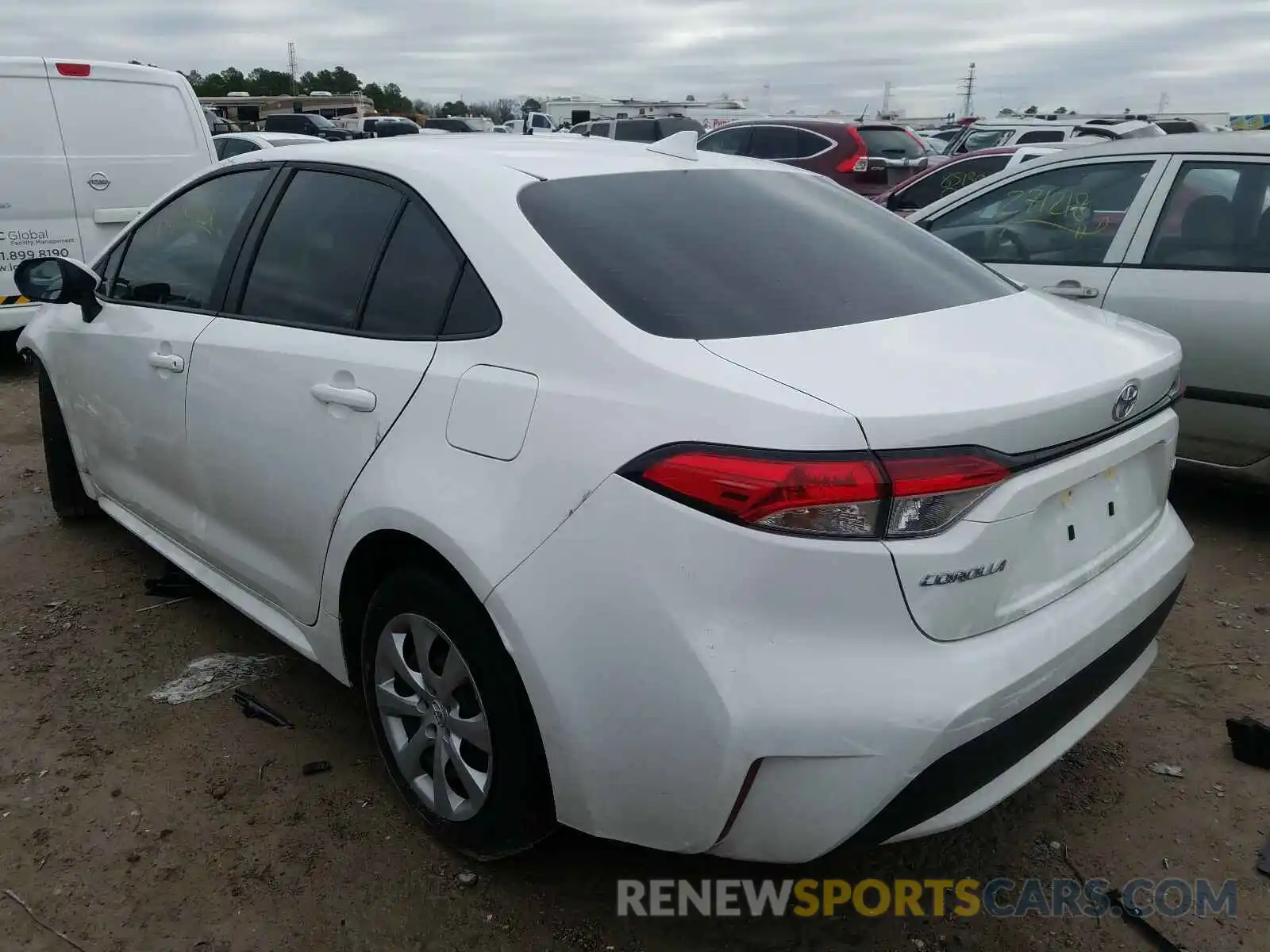 3 Photograph of a damaged car 5YFEPRAE0LP095315 TOYOTA COROLLA 2020