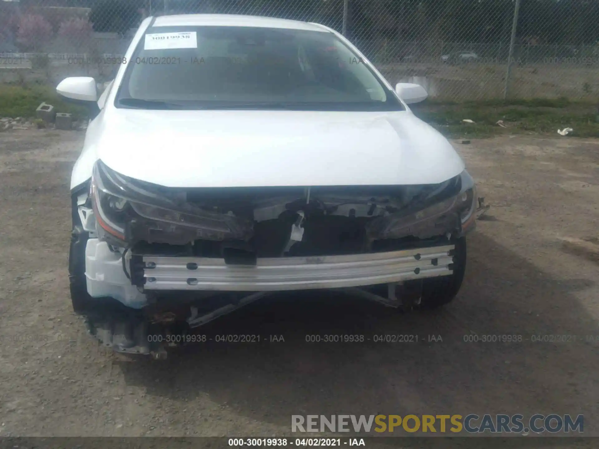 6 Photograph of a damaged car 5YFEPRAE0LP095346 TOYOTA COROLLA 2020